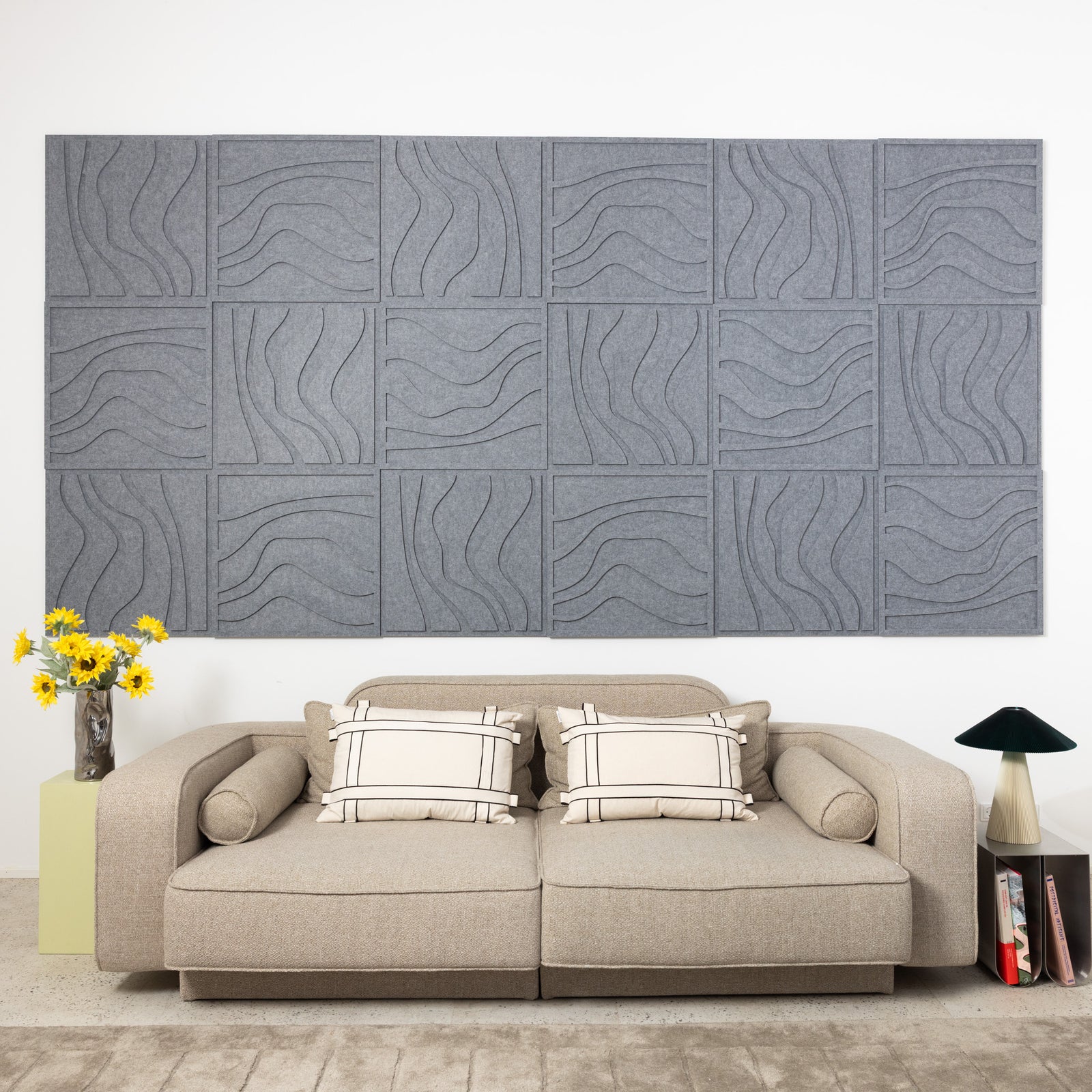 Wave Tile - Petroleum Green