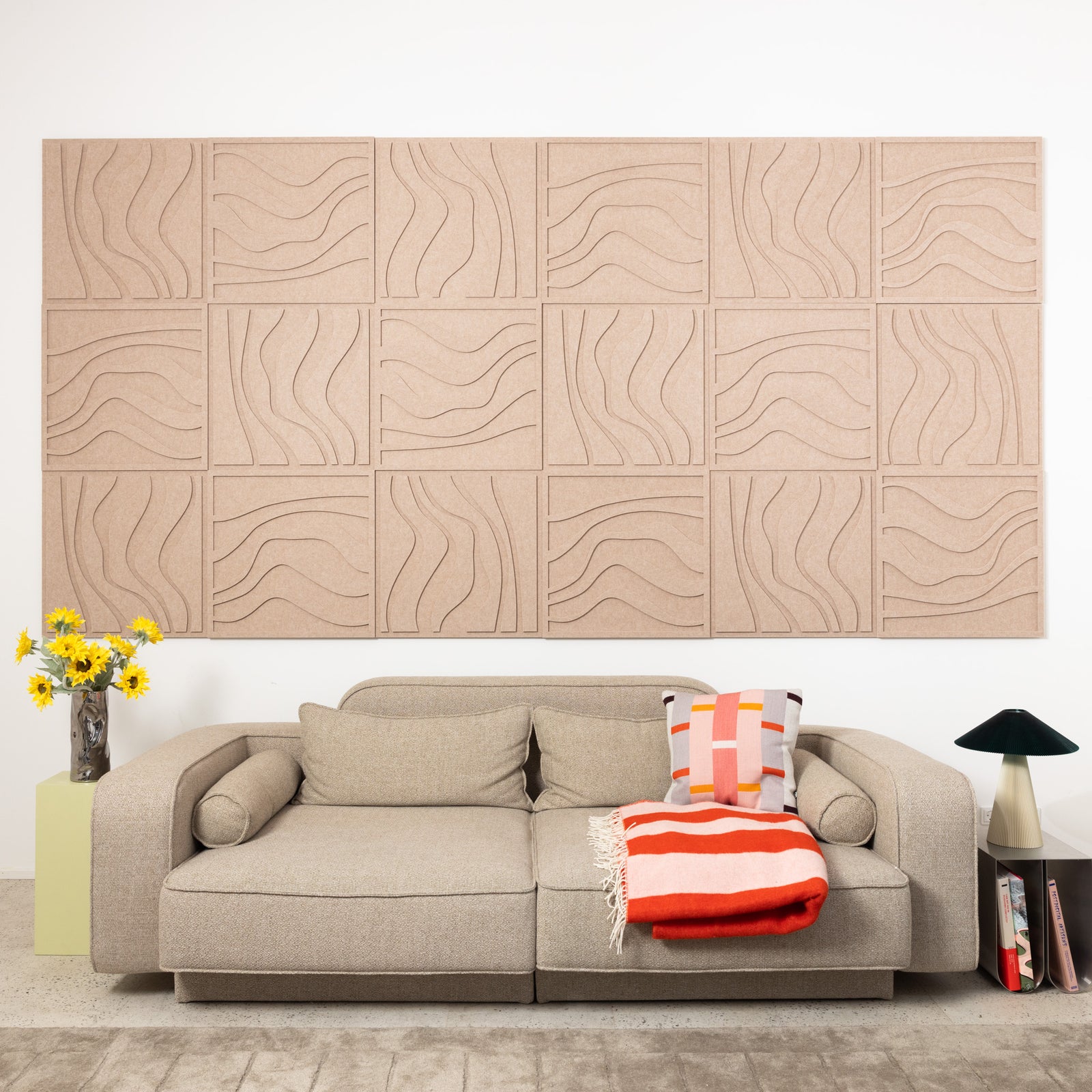 Wave Tile - Petroleum Green