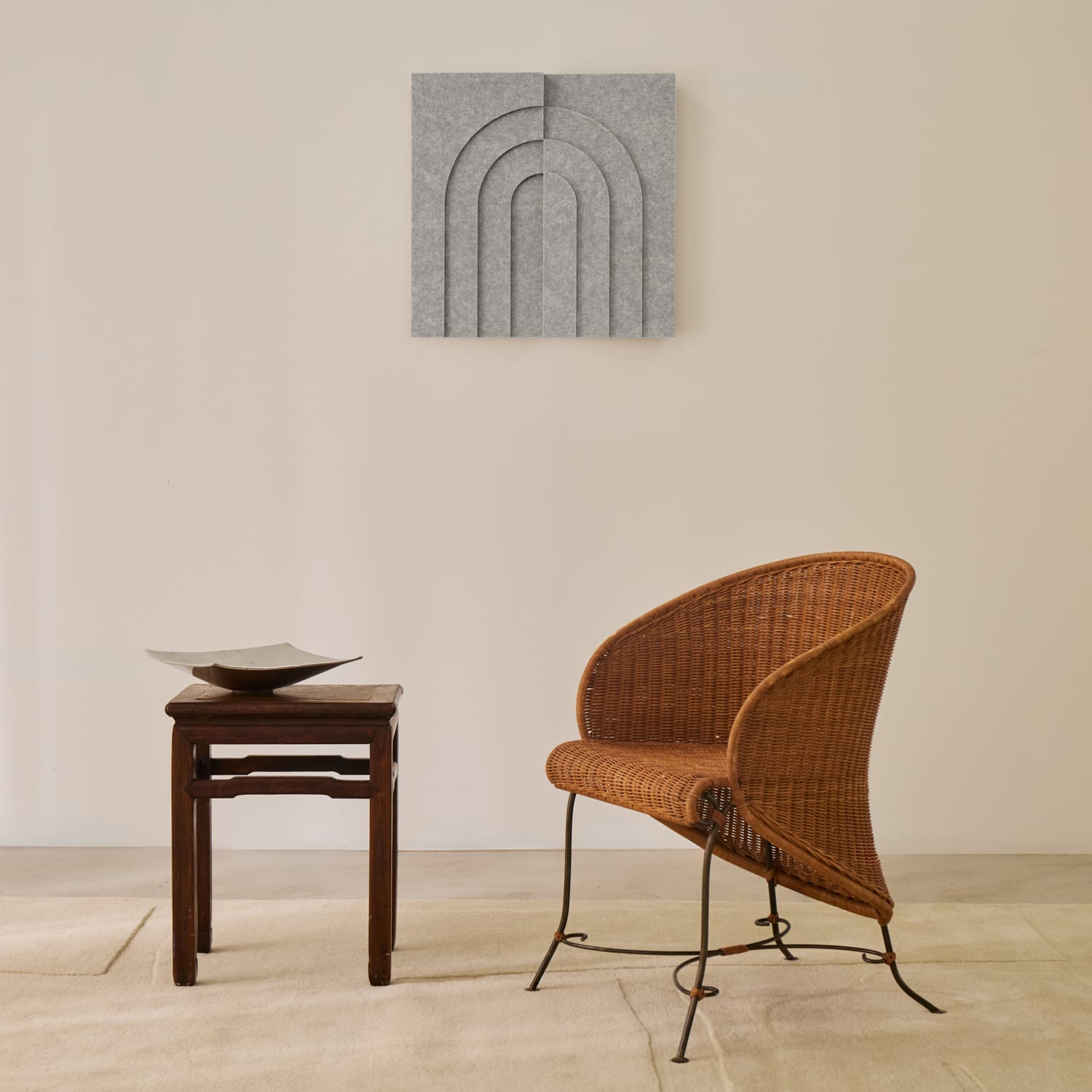 Arch Tile - Cloudy Grey