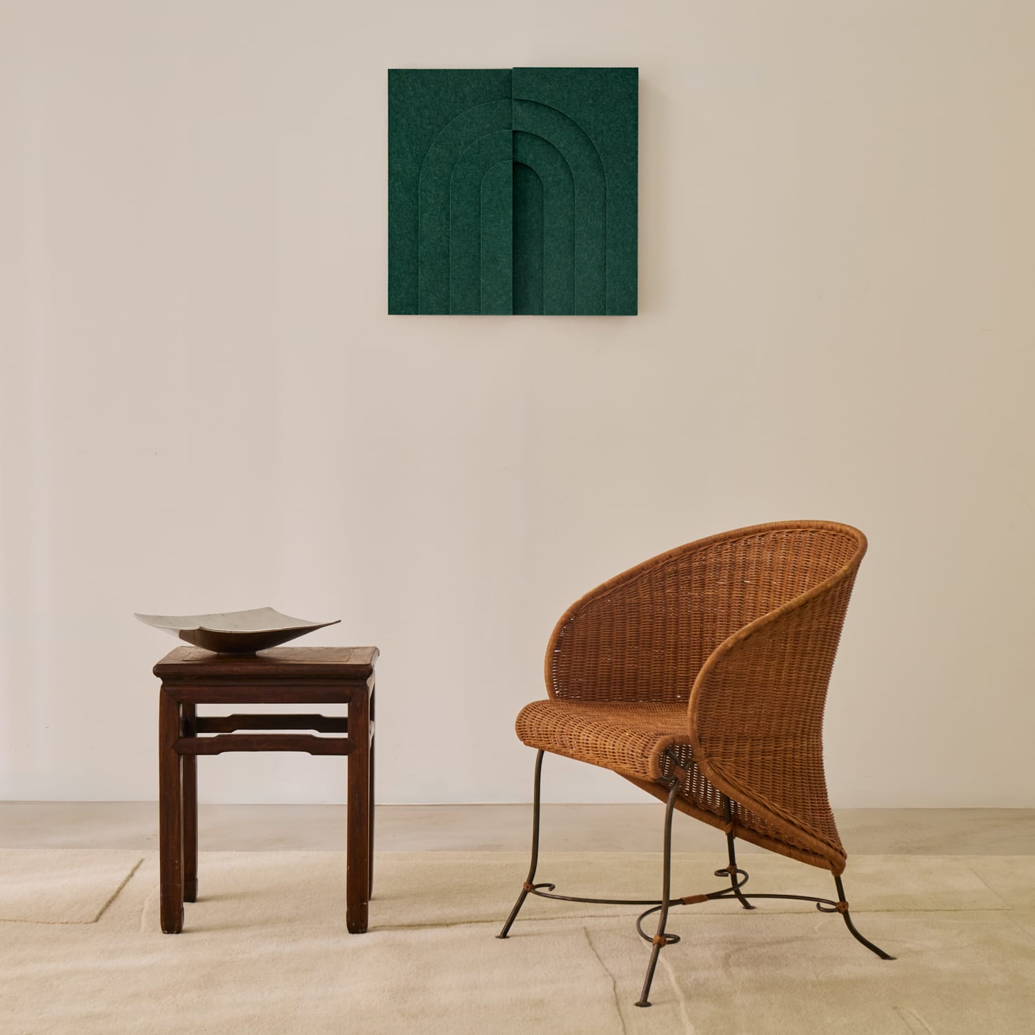 Arch Tile - Petroleum Green