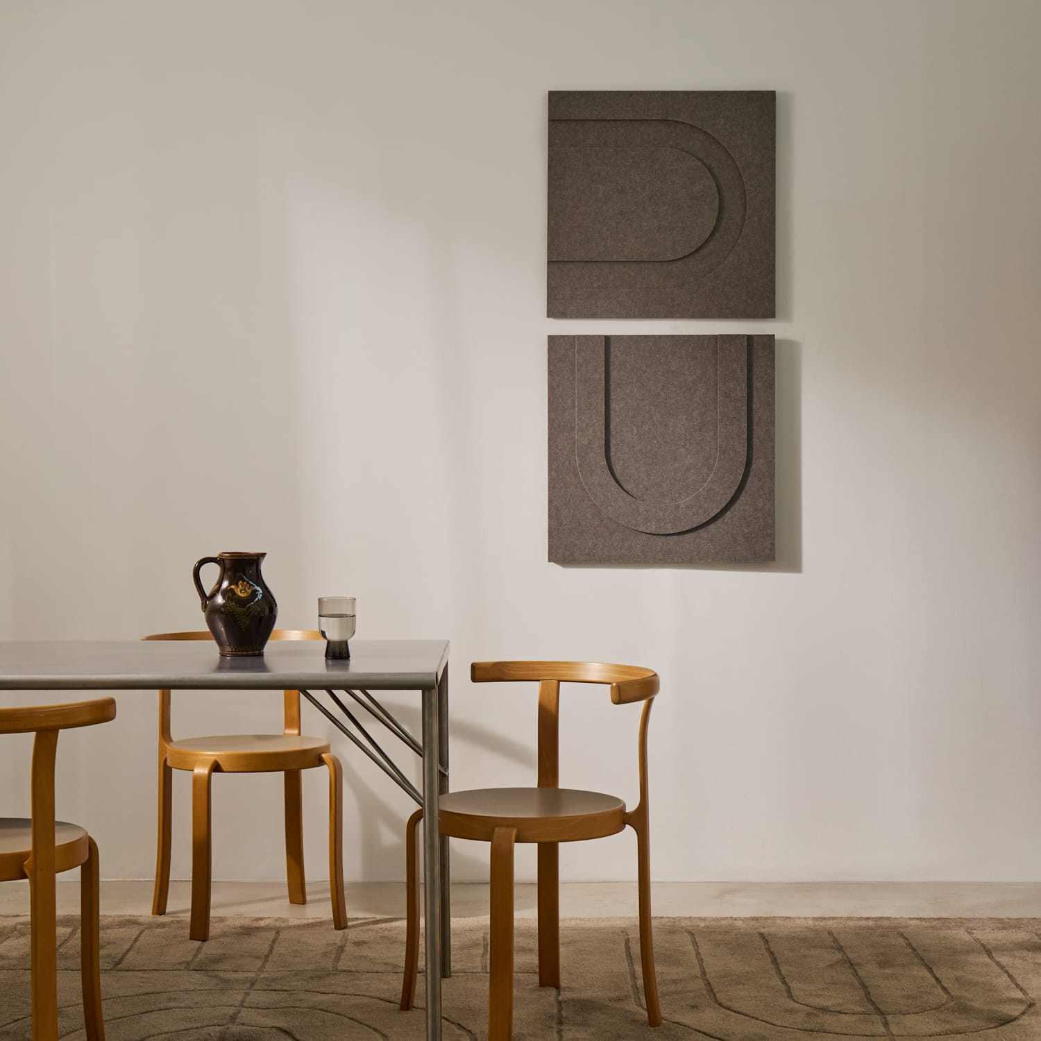 Geometric Tile - Warm Grey