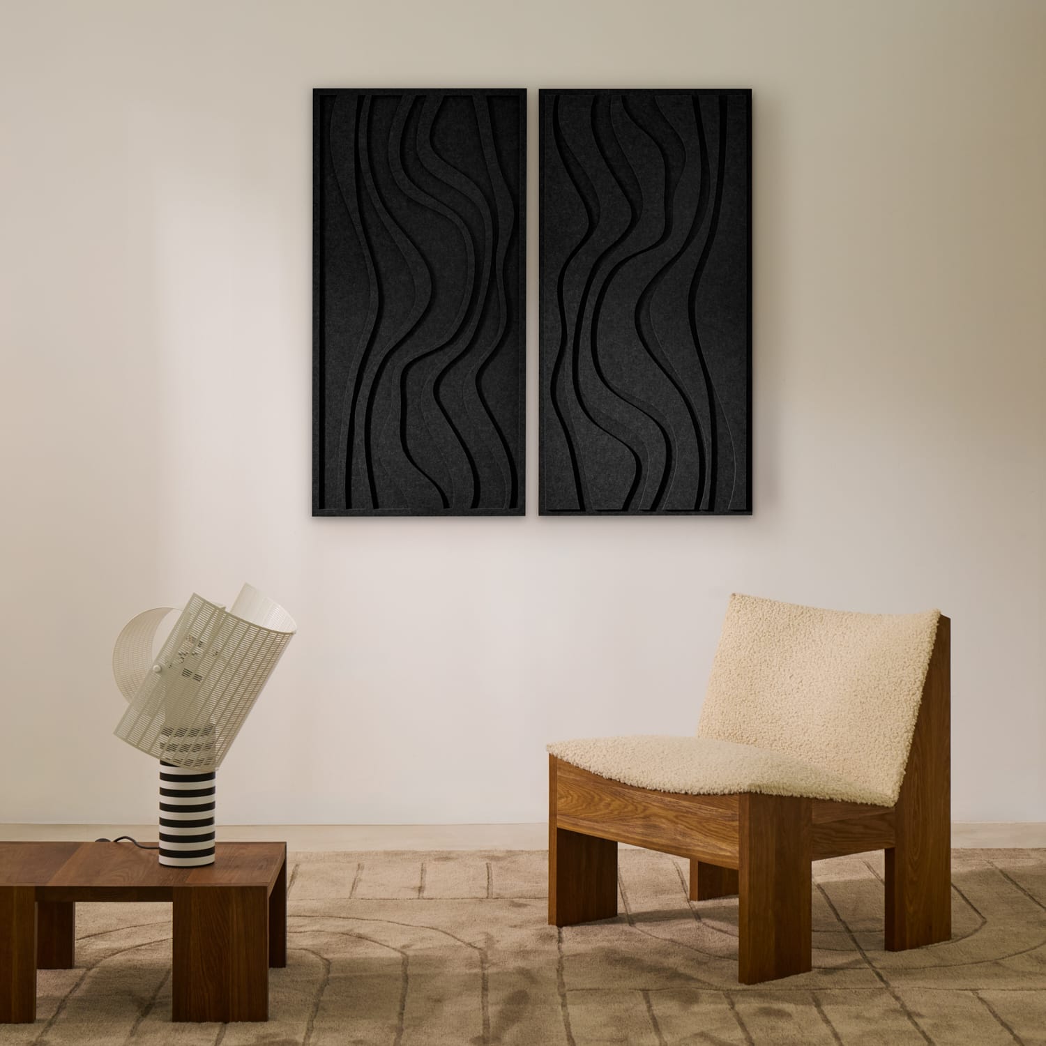 Wave Long | Acoustic Wave Panels - Sustainable Art – Arturel.com