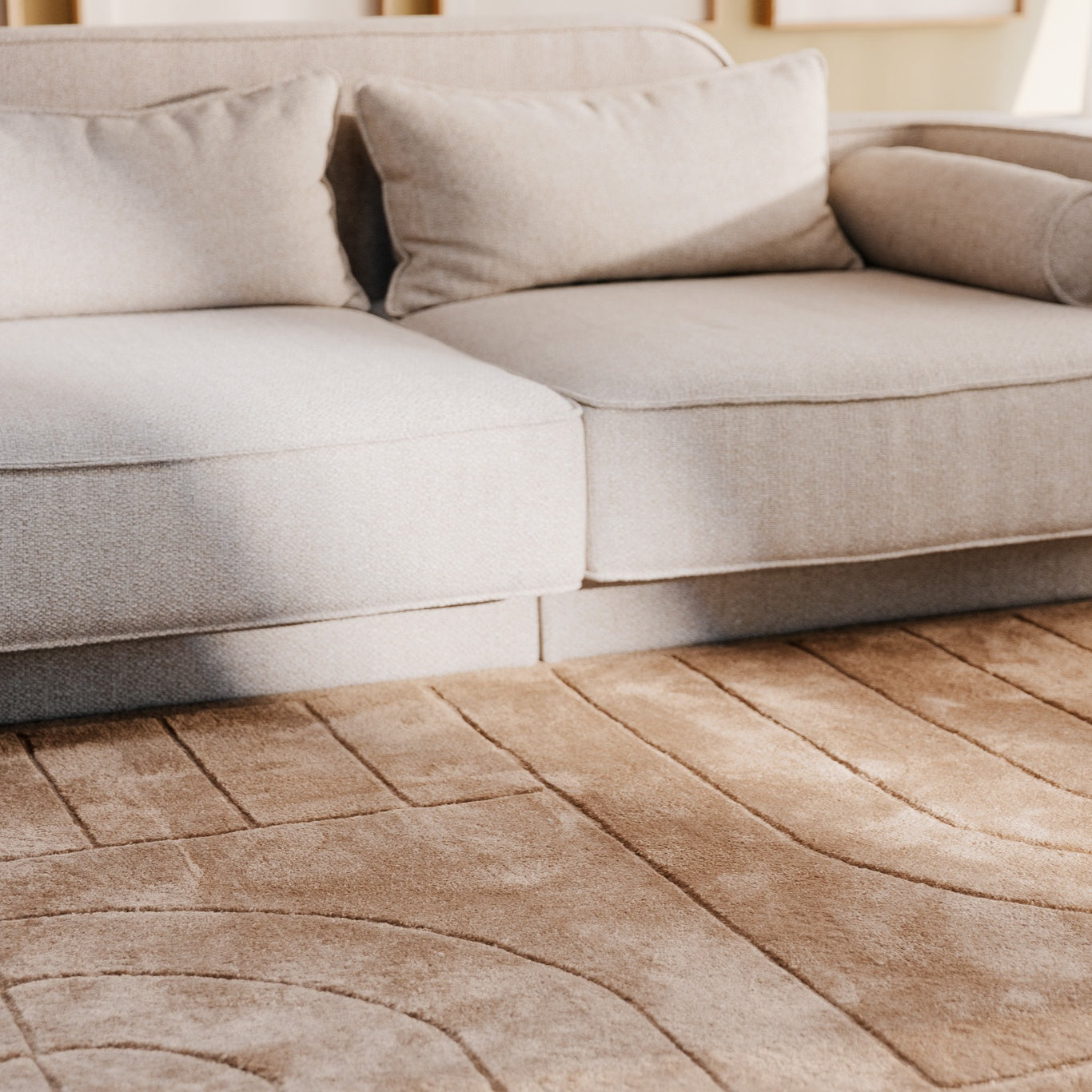 Arch rug - Walnut
