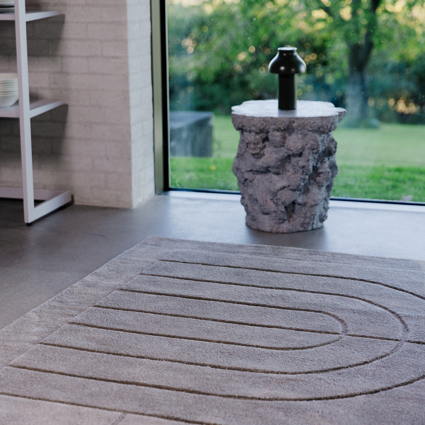 Arch rug - Walnut