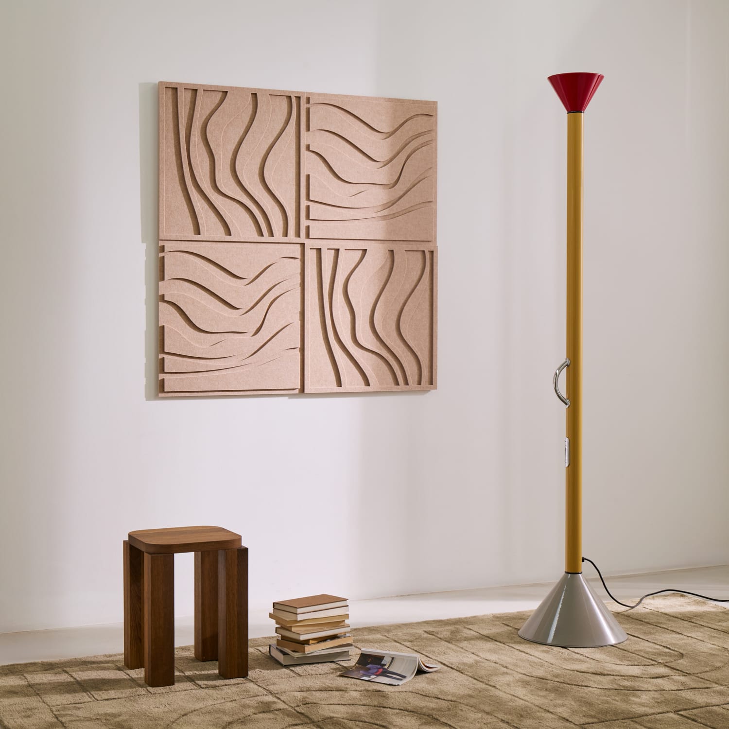 Wave Tile - Night Black