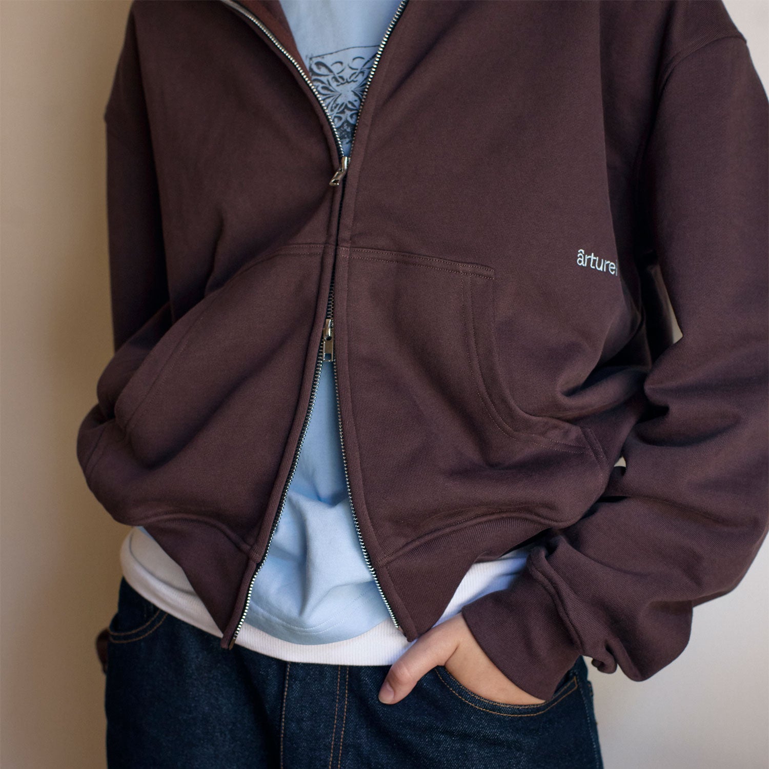 Silent Club Zip Hoodie