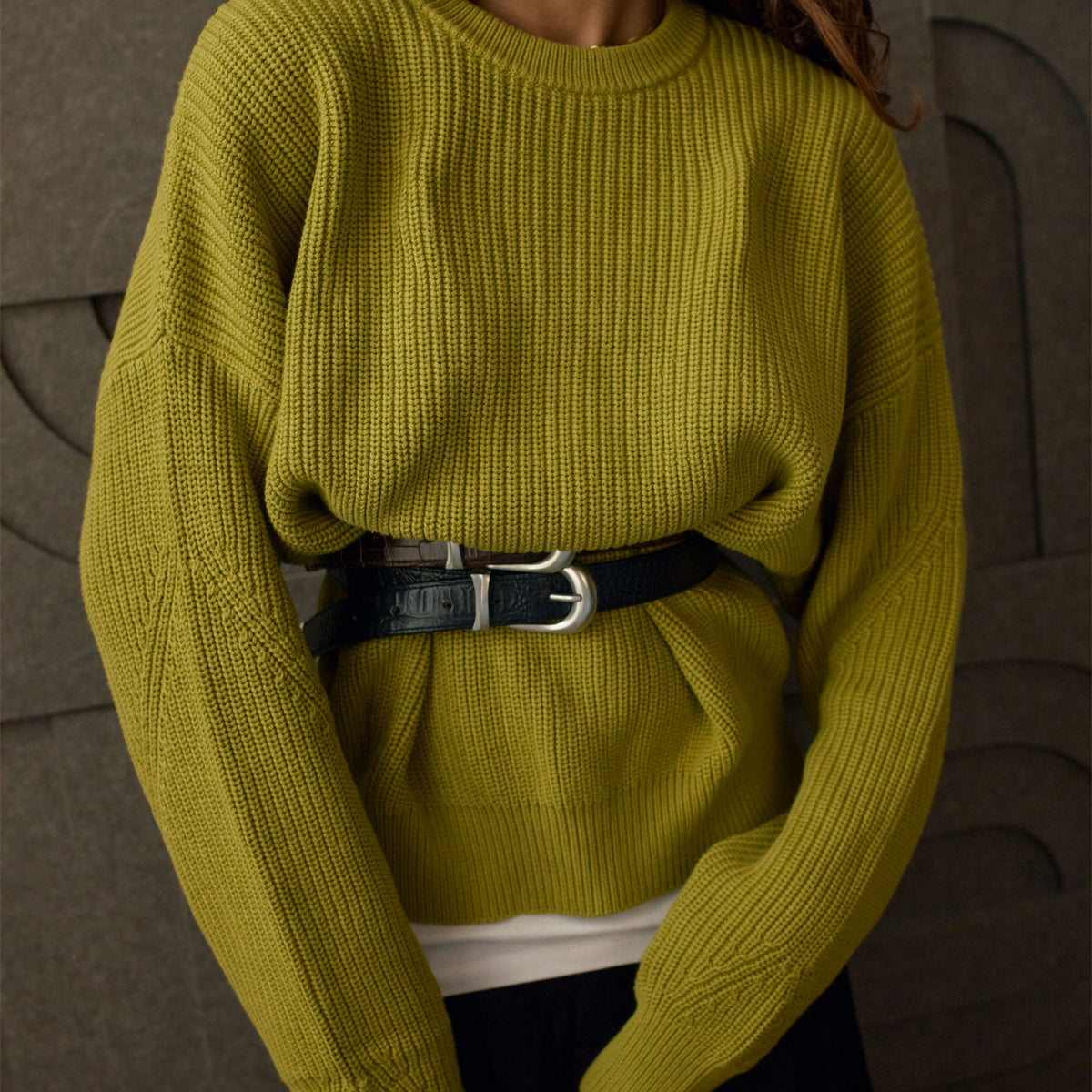 Fisherman O-Neck Knit