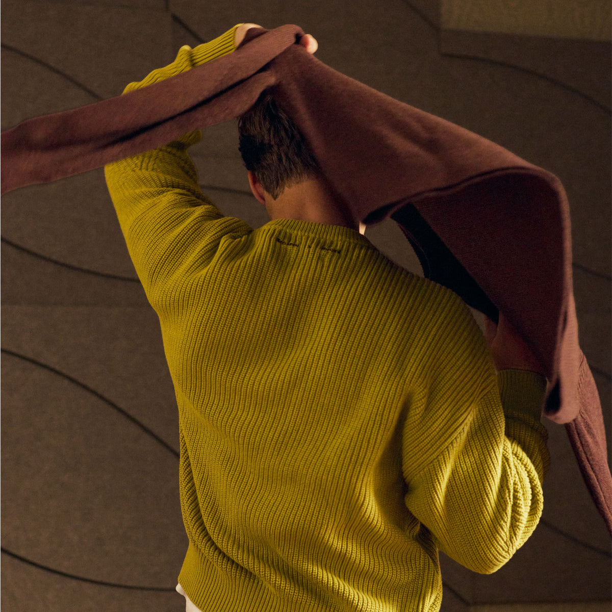 Fisherman O-Neck Knit