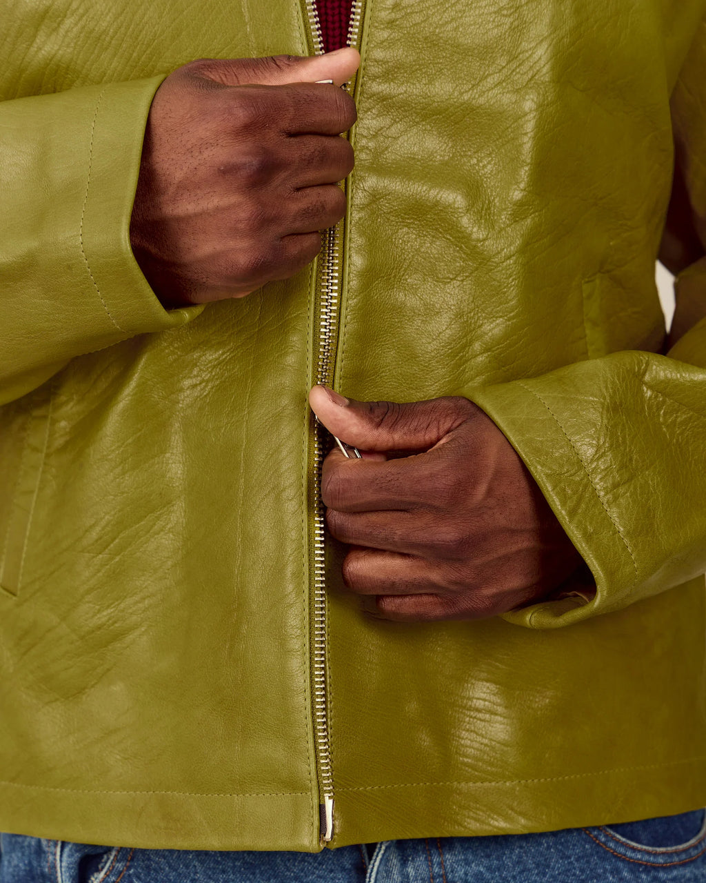High Gloss Leather Jacket