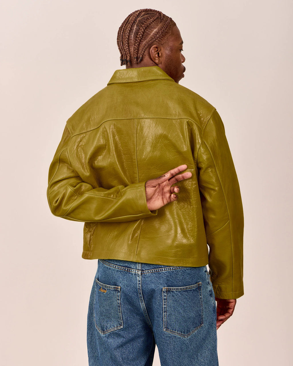 High Gloss Leather Jacket