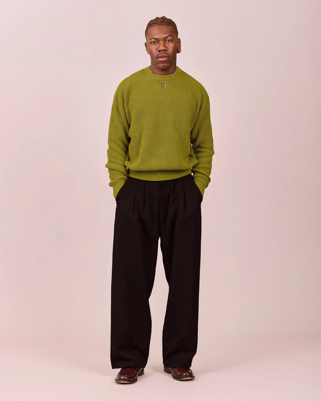 Fisherman O-Neck Knit