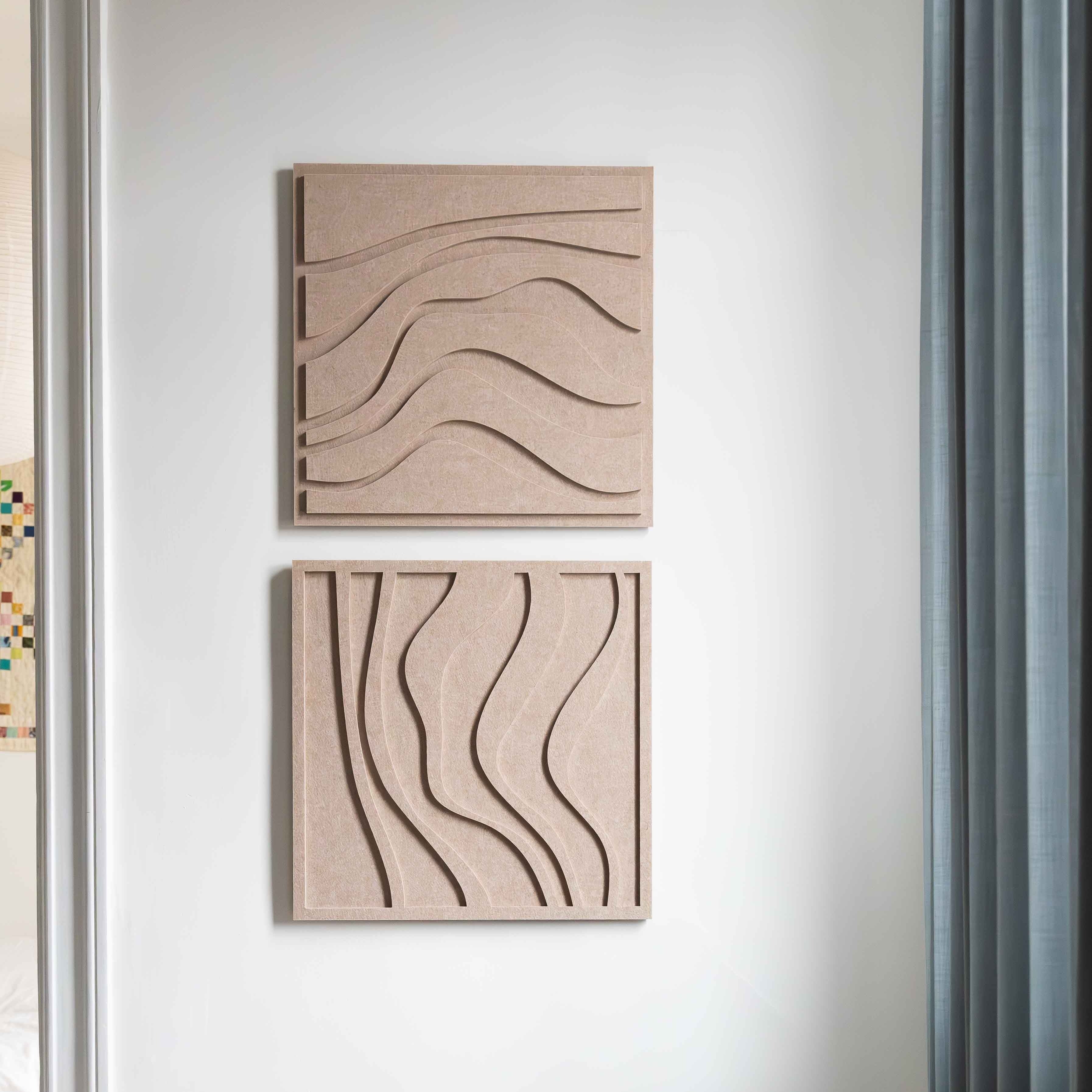 Wave Tile - Sand Beige