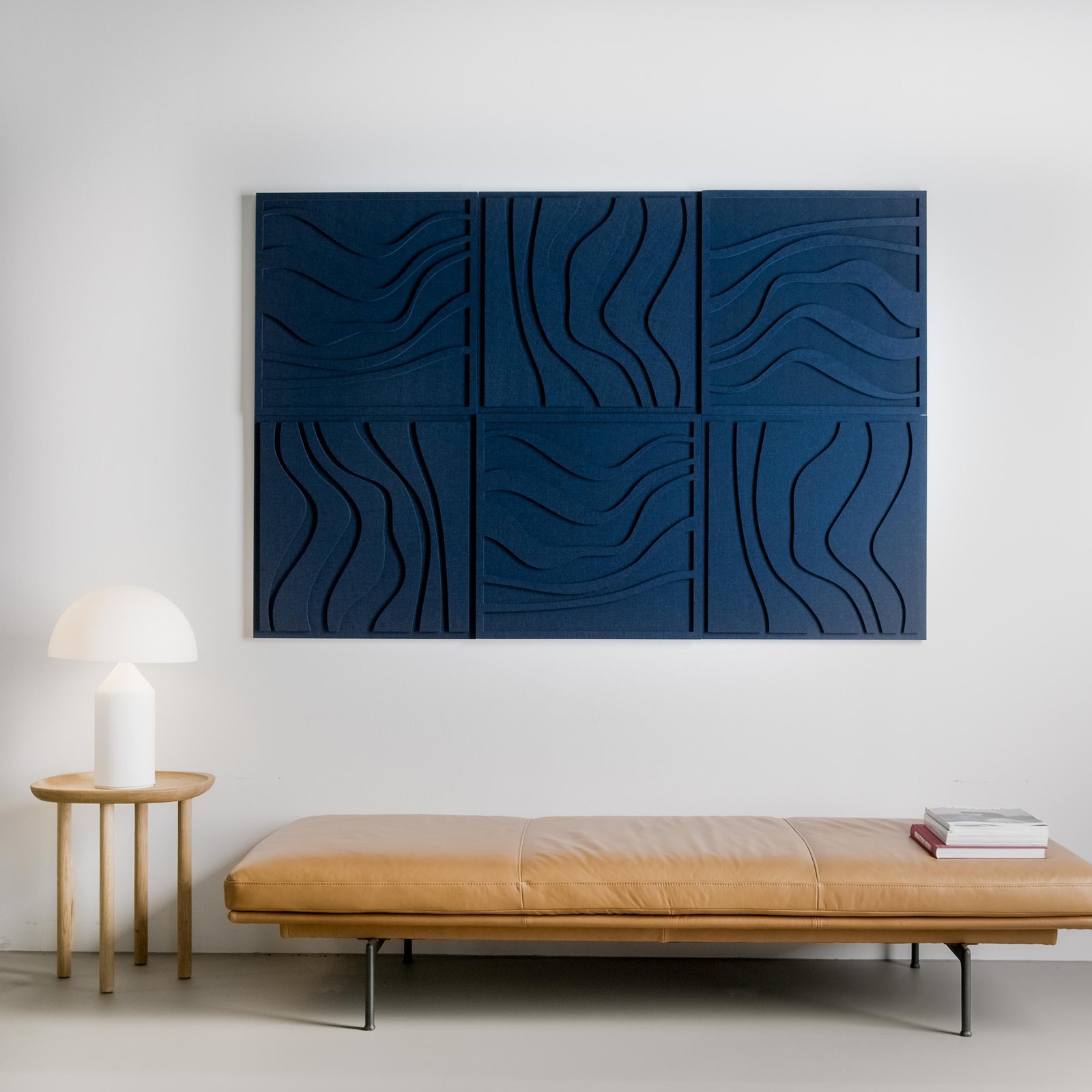 Wave Tile - Cloudy Grey