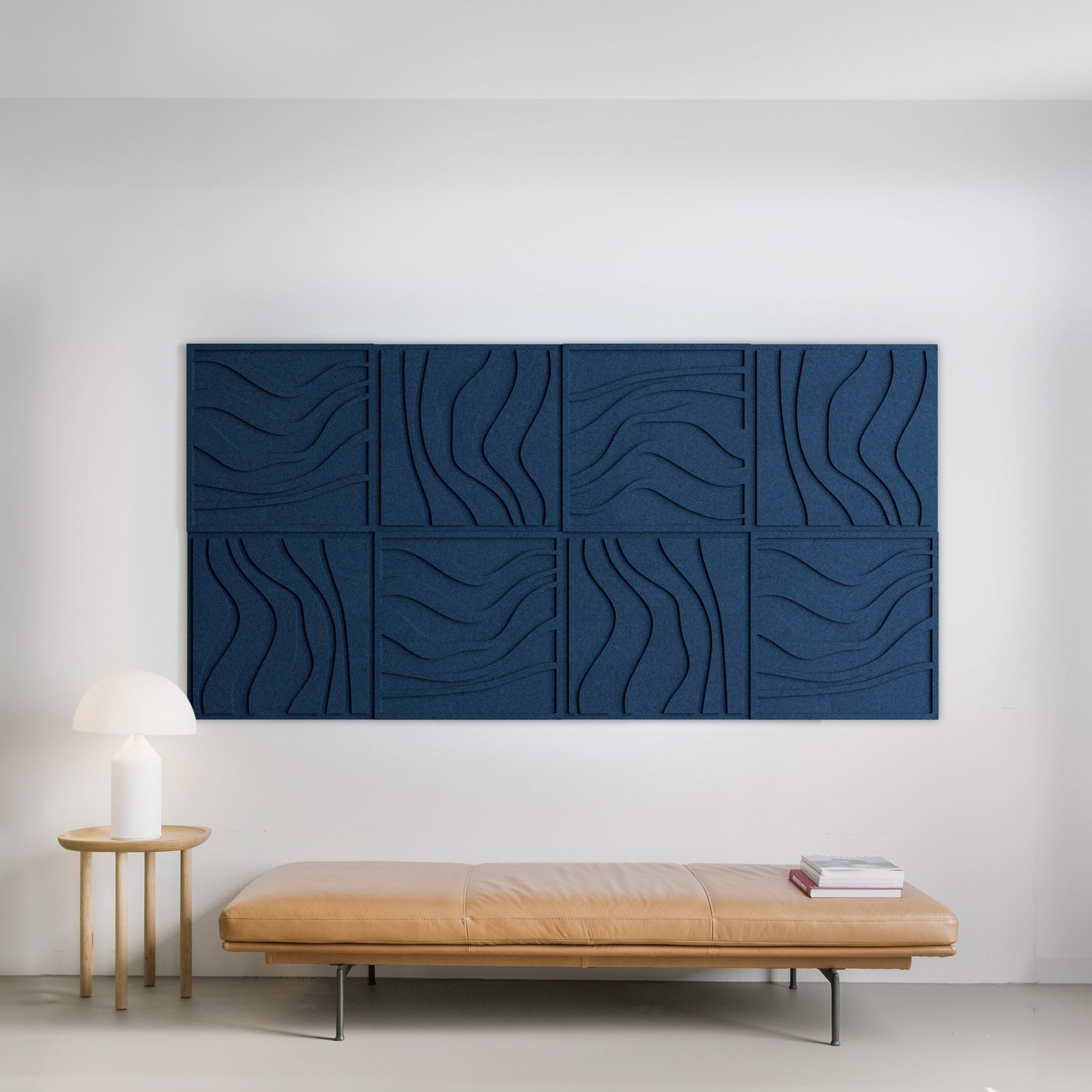 Wave Tile - Cloudy Grey
