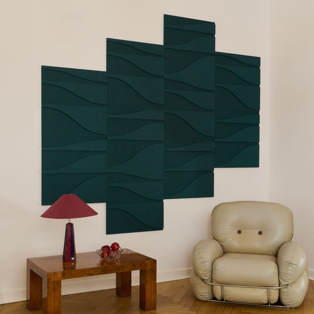 Curve Tile - Petroleum Green
