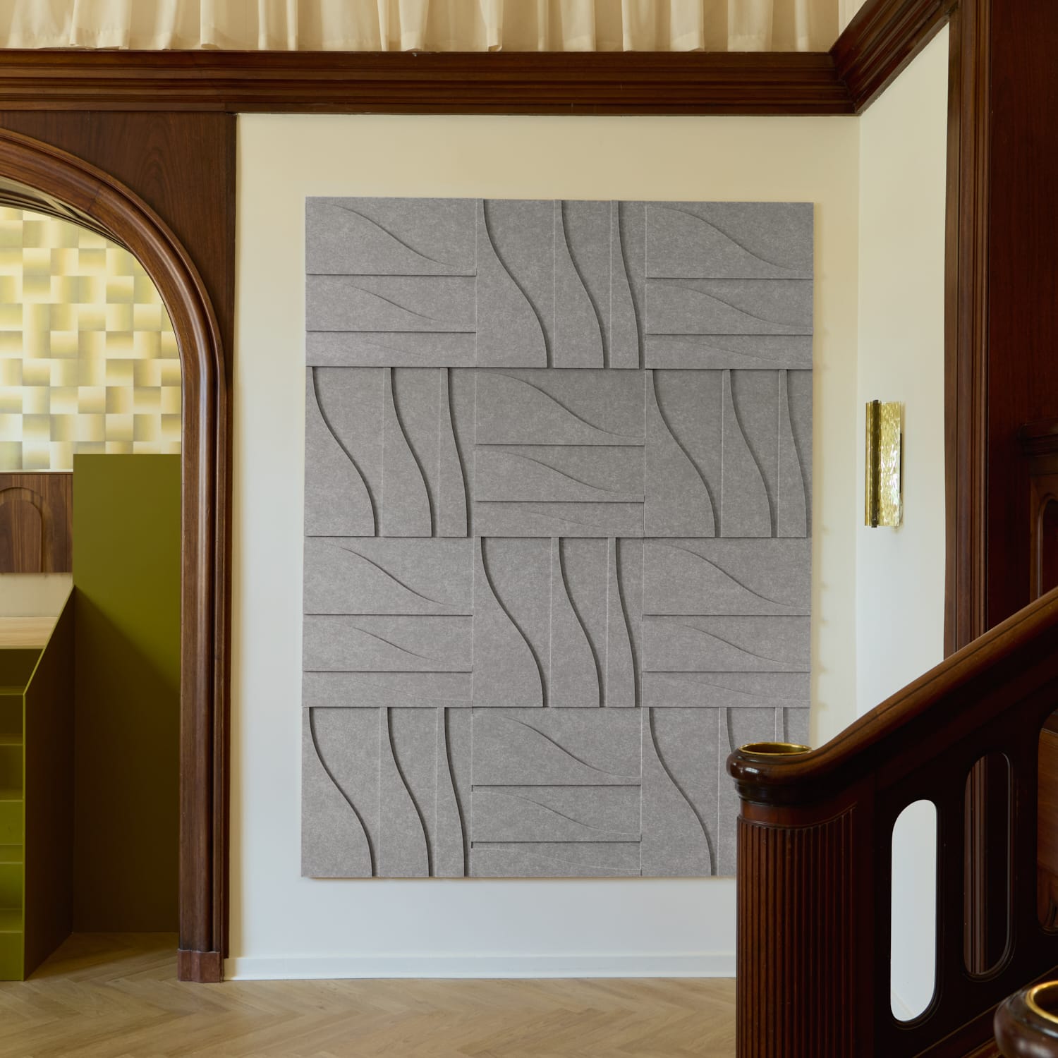 Curve Tile - Cloudy Grey