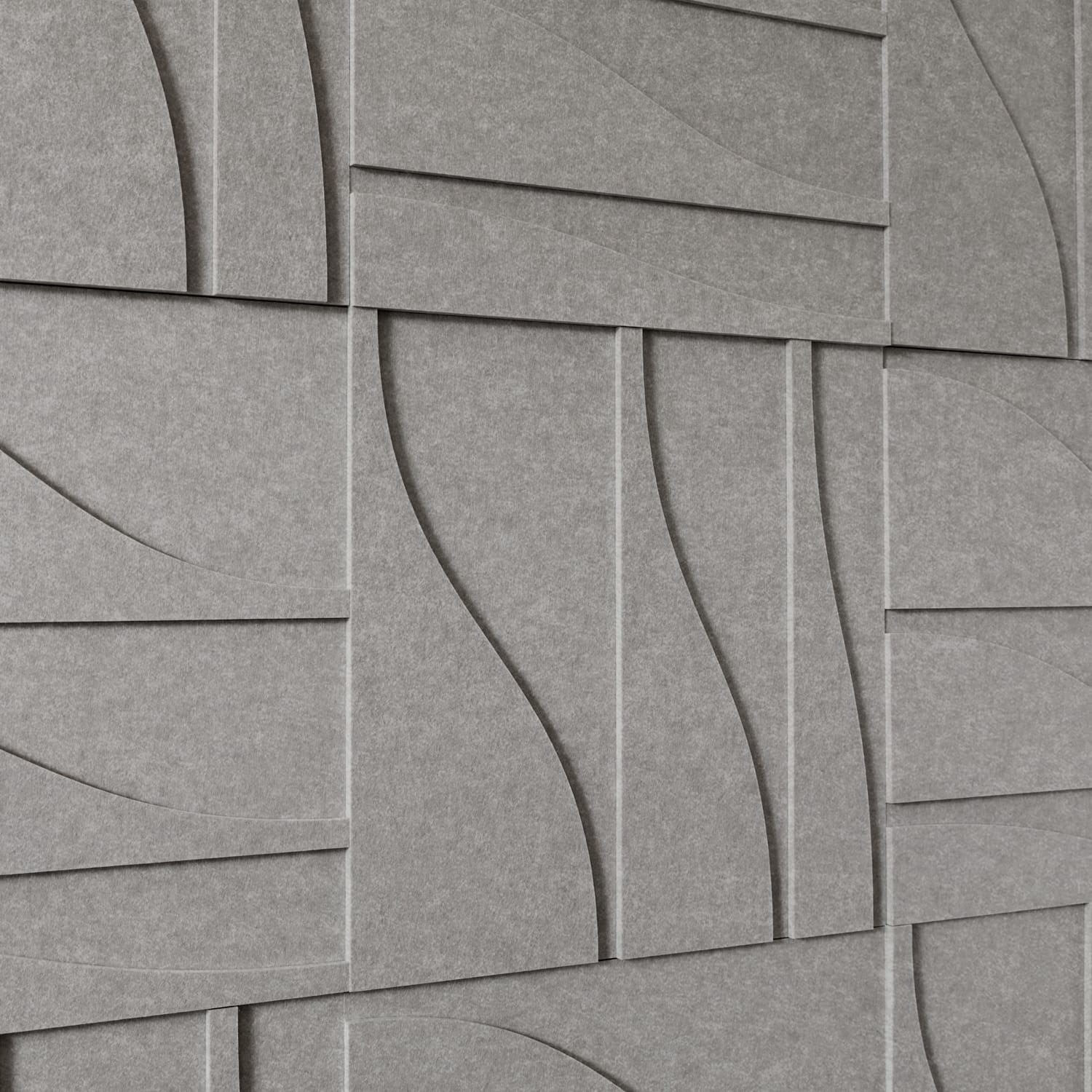 Curve Tile - Cloudy Grey