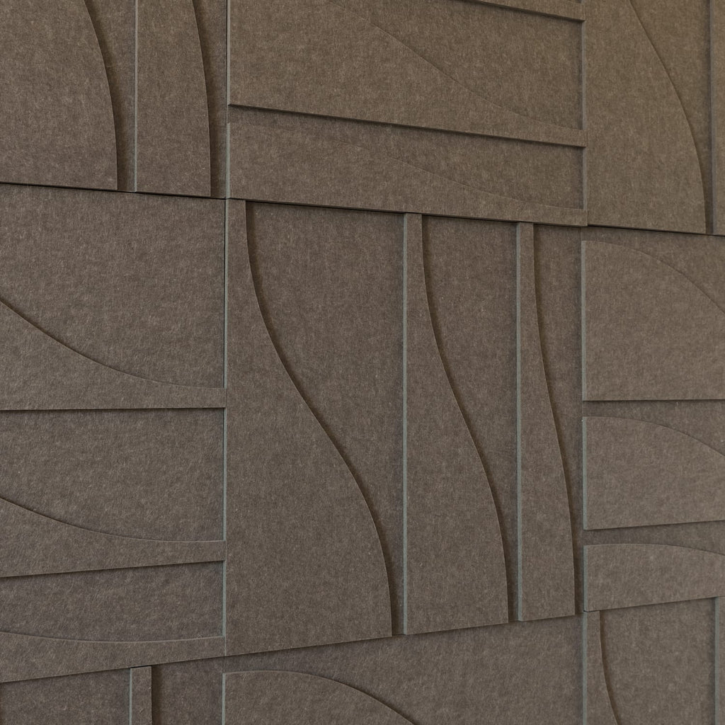 Curve Tile - Warm Grey
