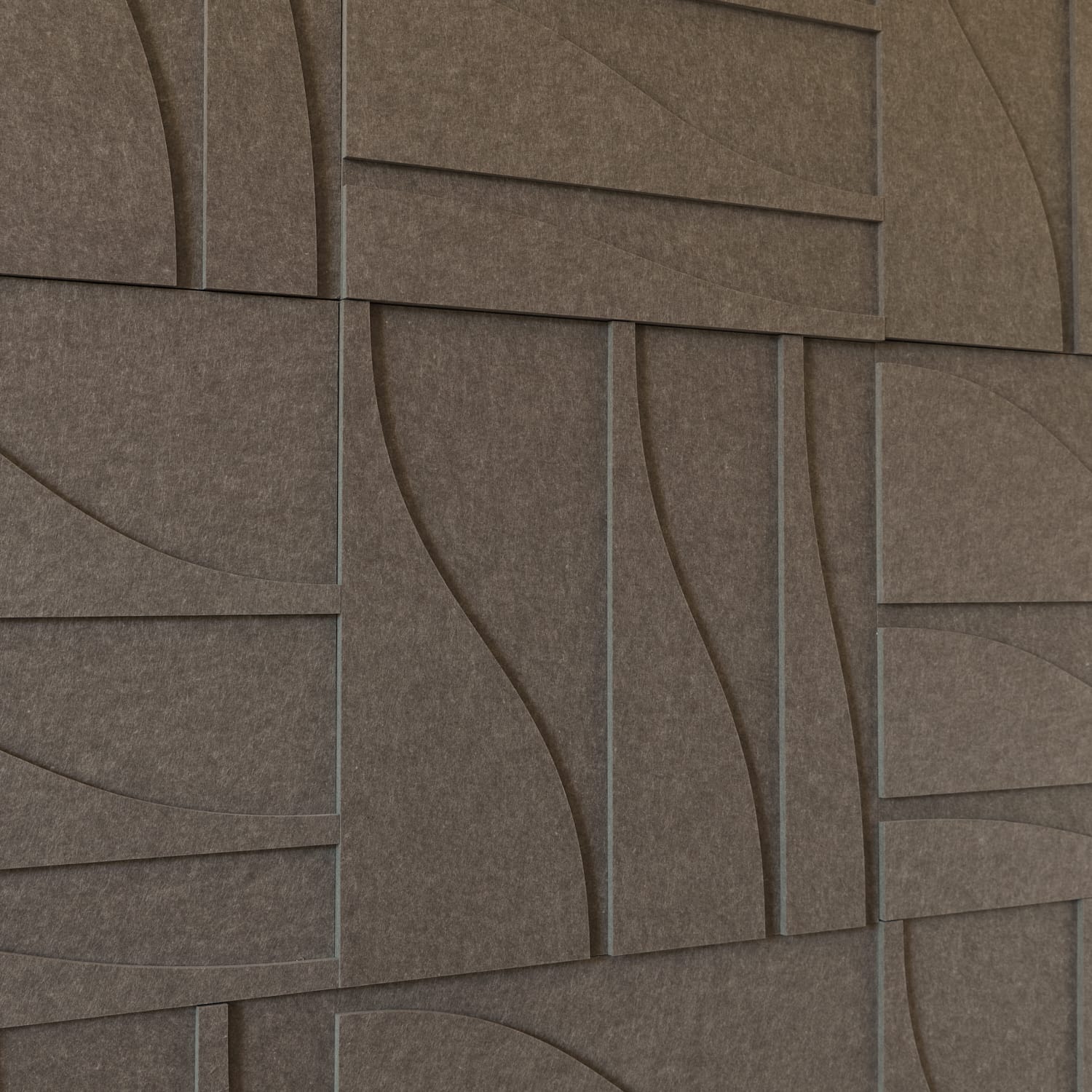 Curve Tile - Warm Grey