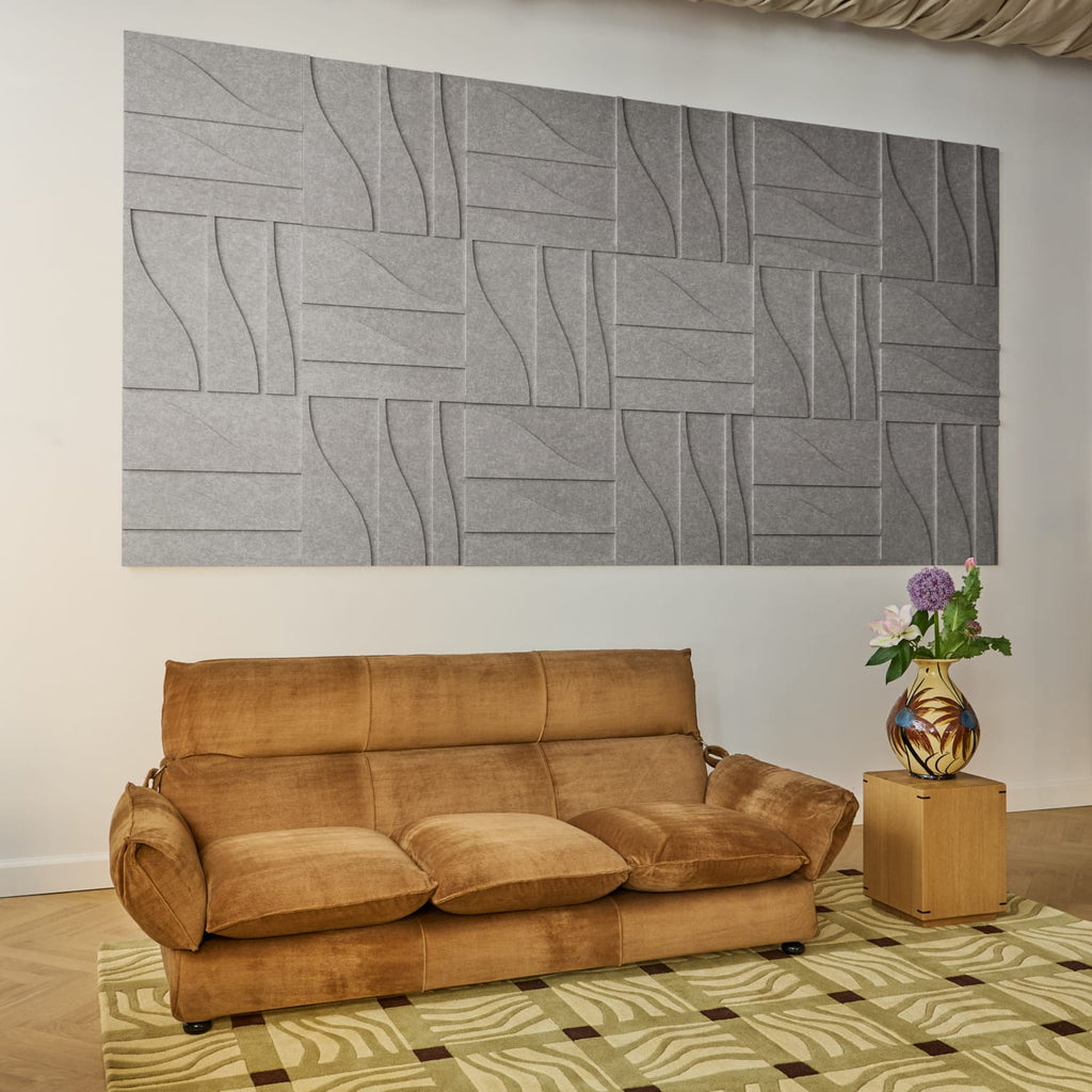 Curve Tile - Cloudy Grey