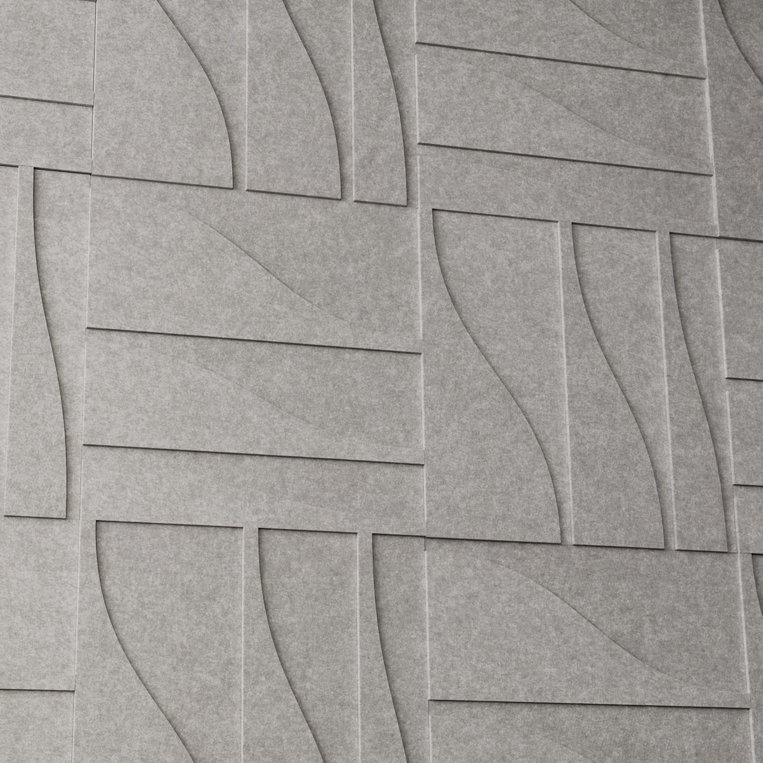 Curve Tile - Cloudy Grey