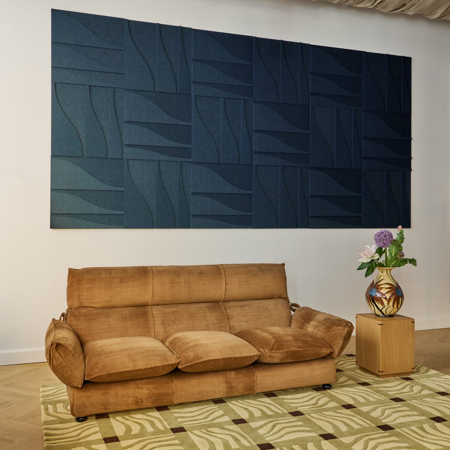 Curve Tile - Ocean Blue