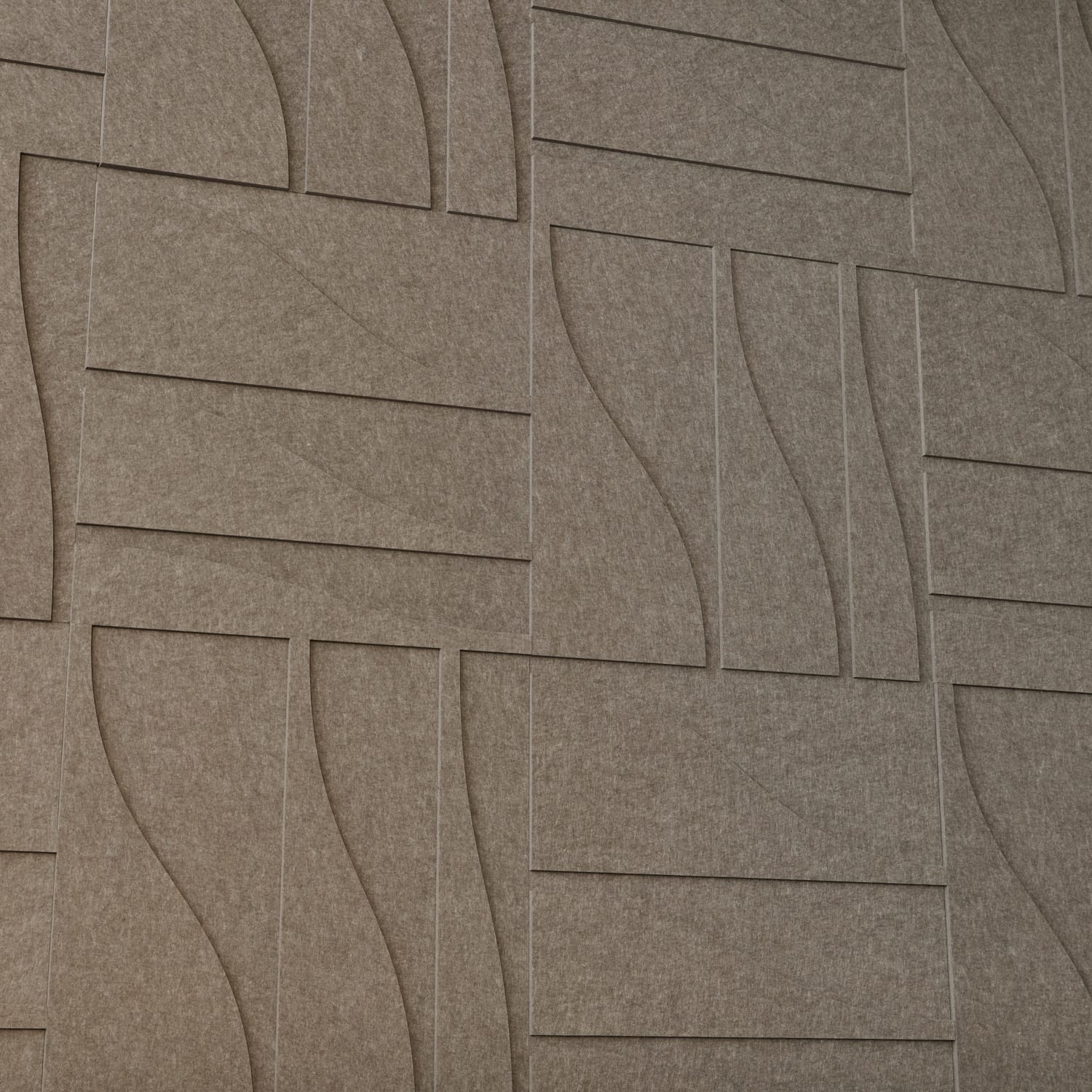 Curve Tile - Warm Grey
