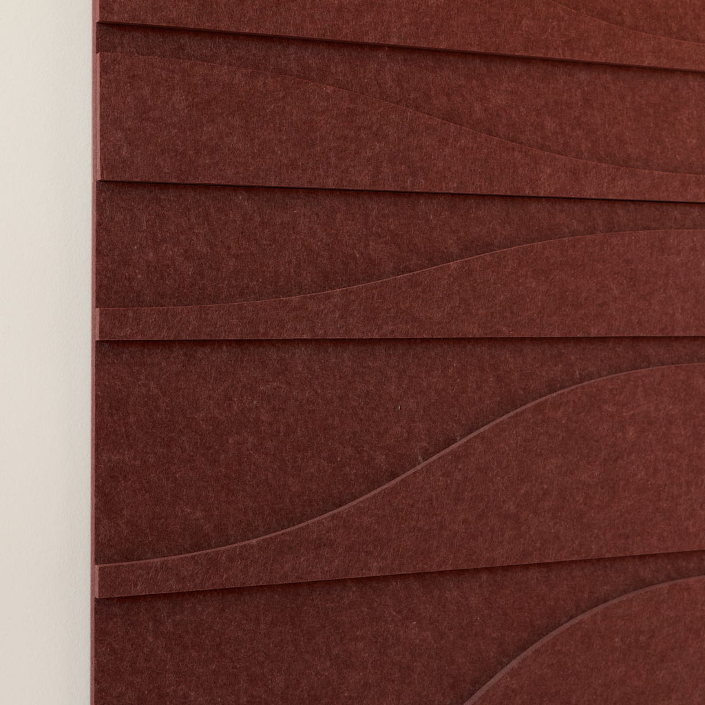 Curve Tile - Reddish Brown