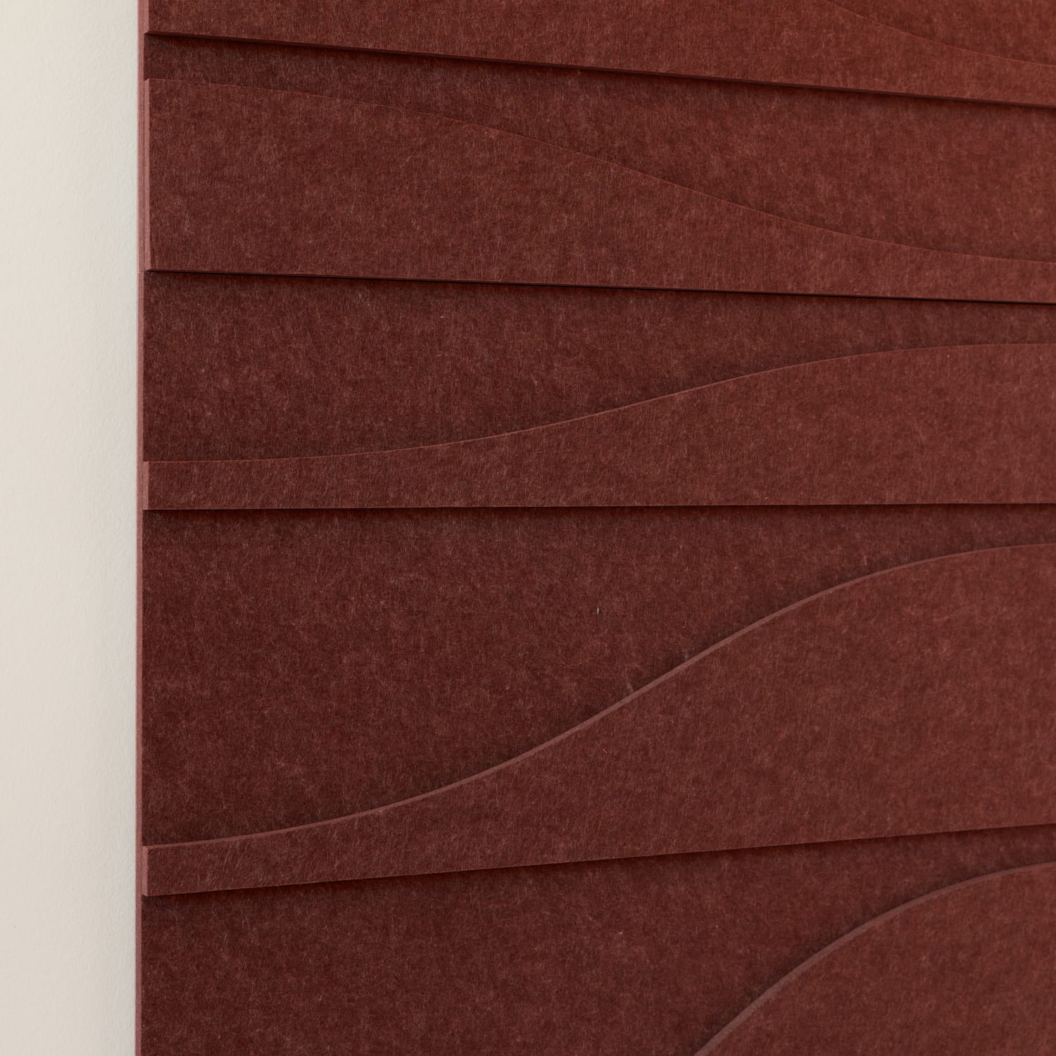 Curve Tile - Reddish Brown