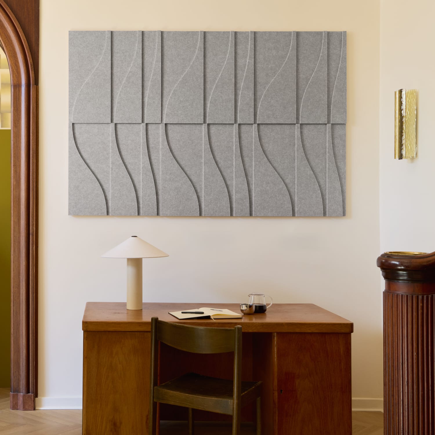 Curve Tile - Cloudy Grey