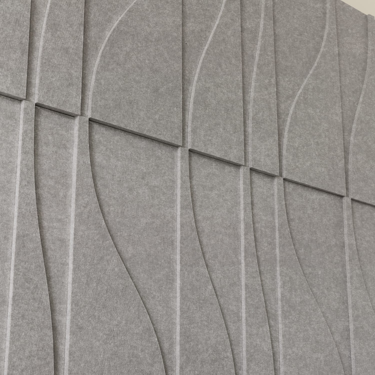 Curve Tile - Cloudy Grey