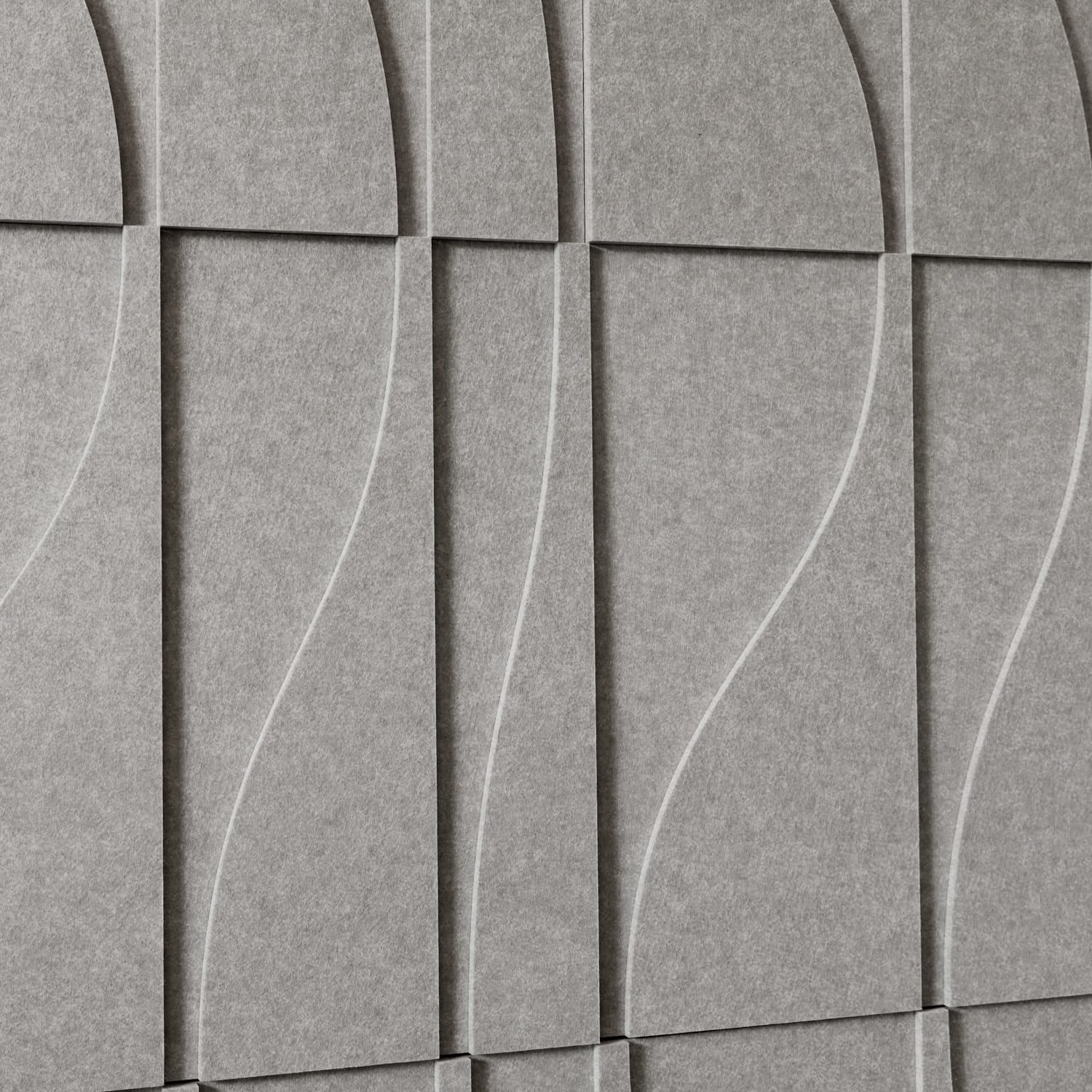 Curve Tile - Cloudy Grey