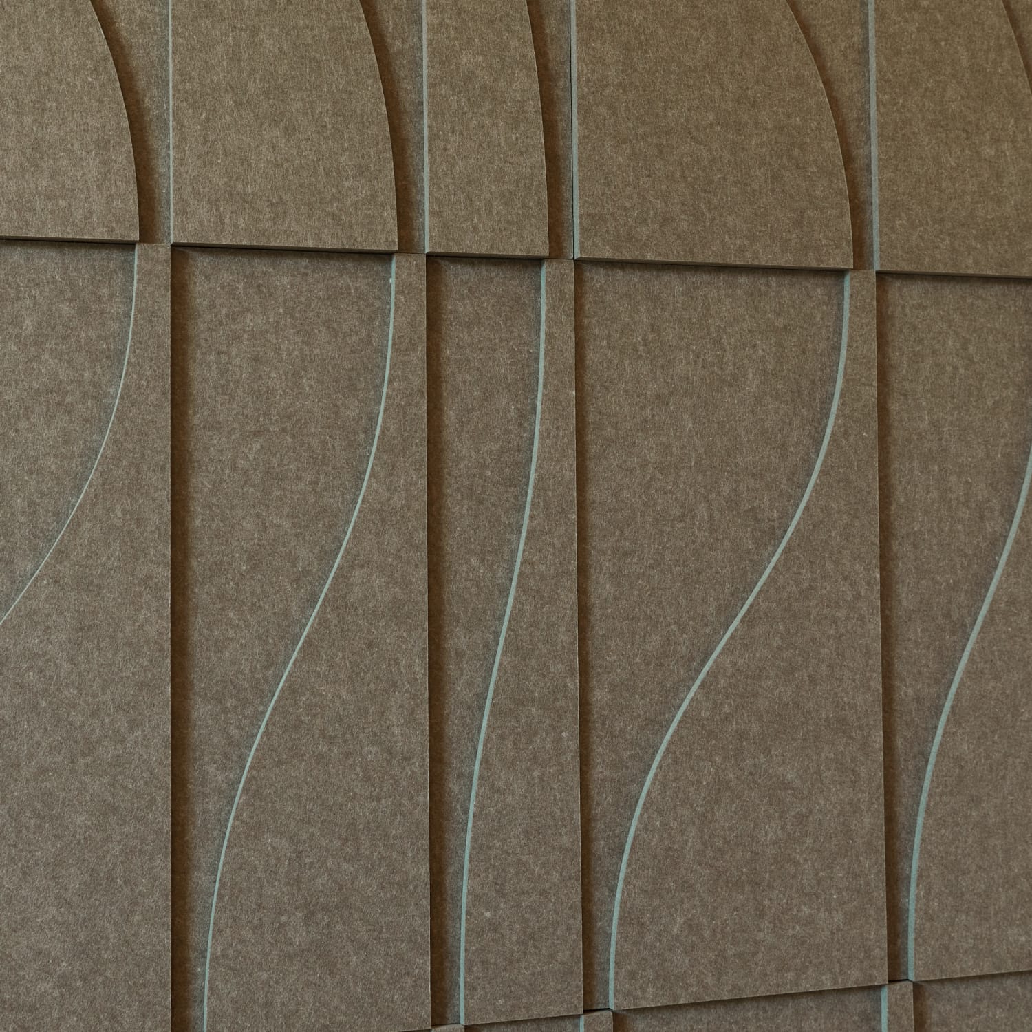 Curve Tile - Warm Grey