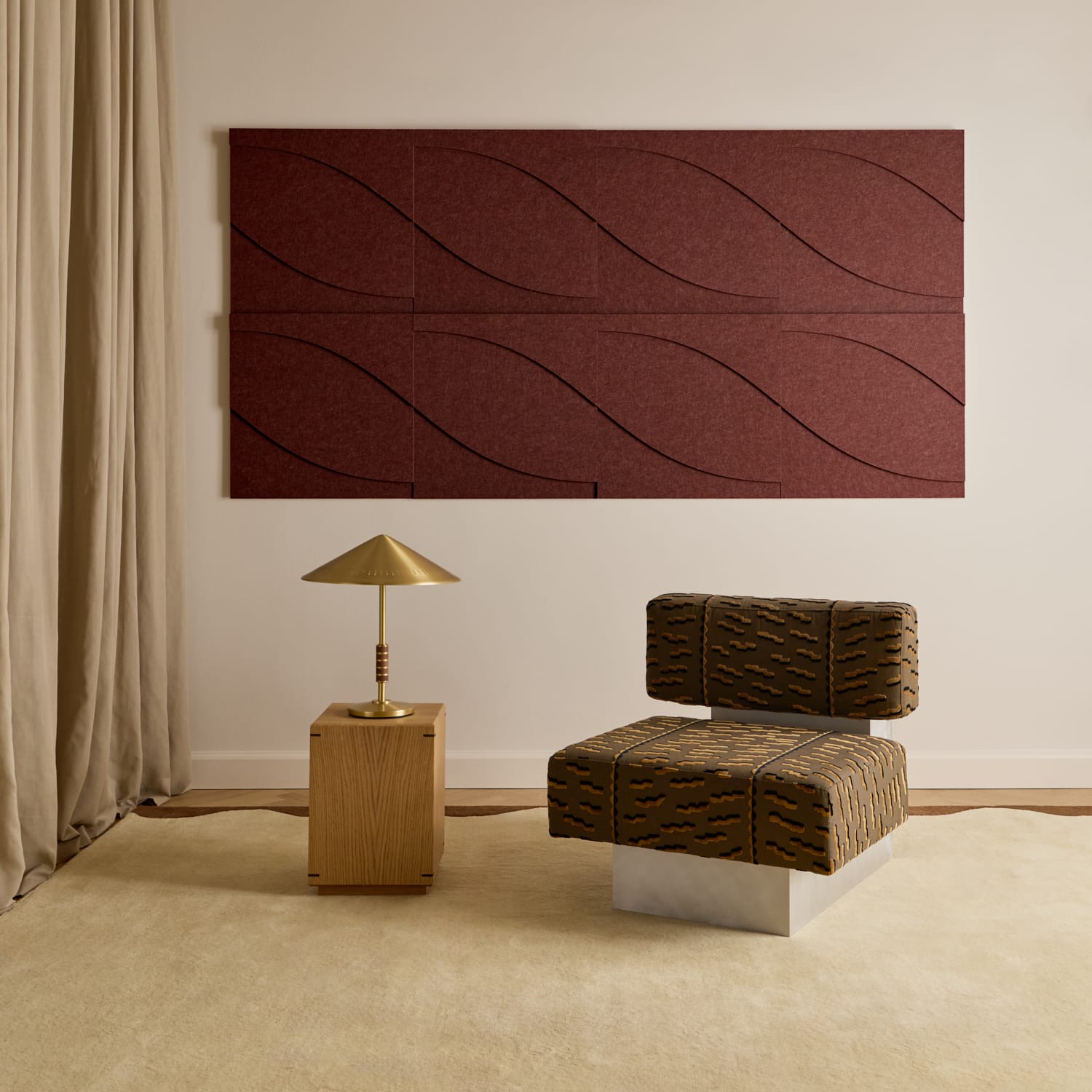 Forma Tile - Reddish Brown