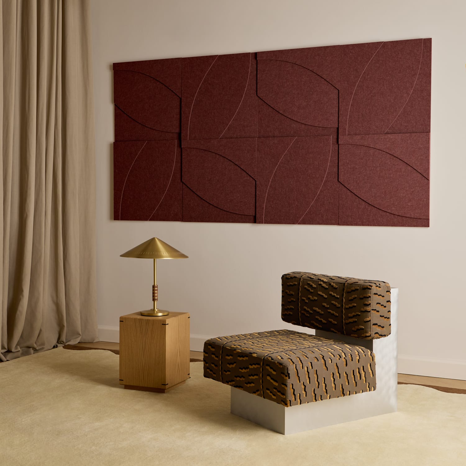 Forma Tile - Reddish Brown