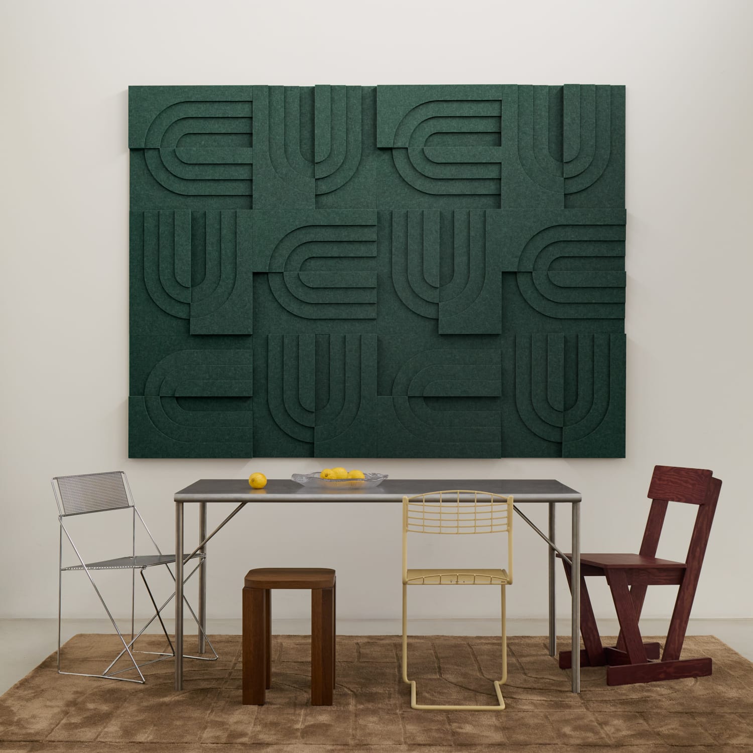 Arch Tile - Petroleum Green