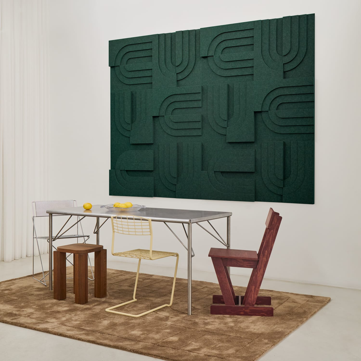 Arch Tile - Petroleum Green