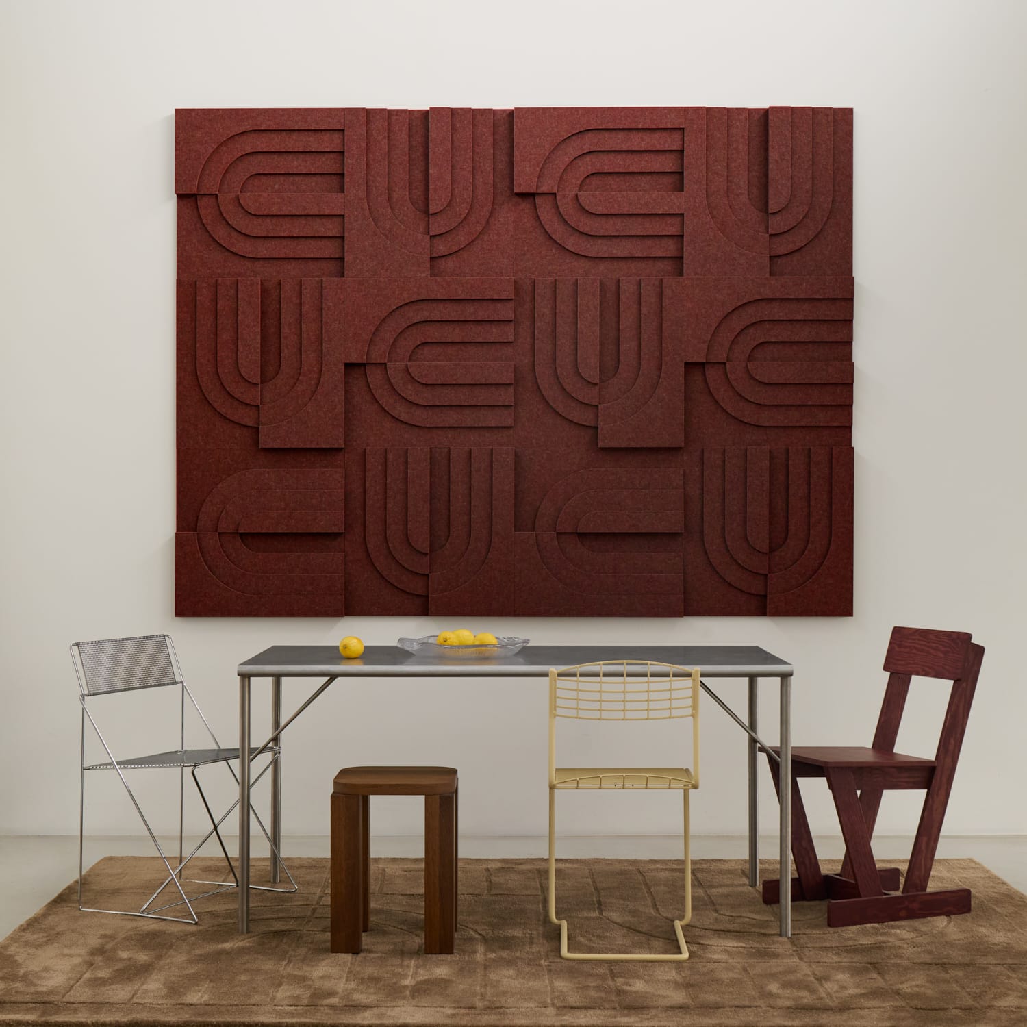 Arch Tile - Reddish Brown
