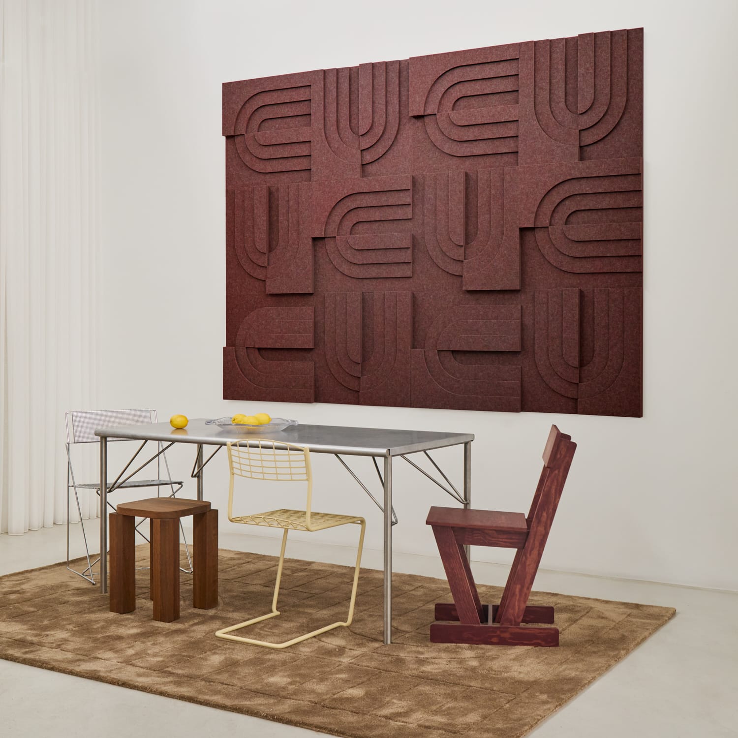 Arch Tile - Reddish Brown