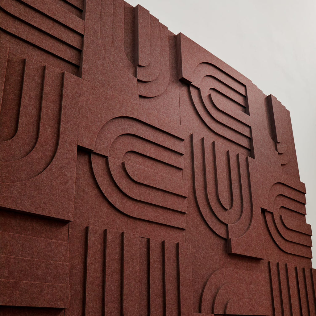 Arch Tile - Reddish Brown