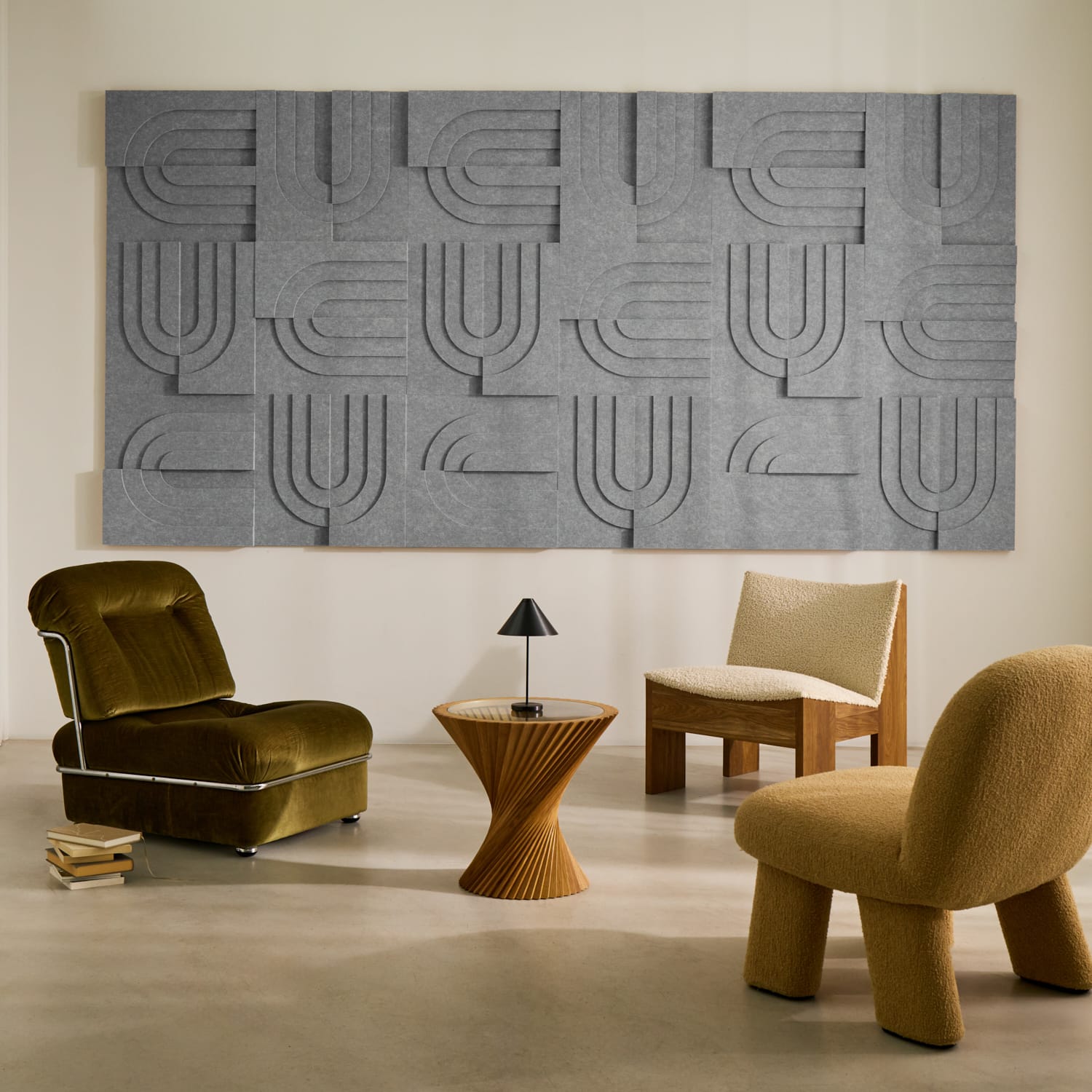 Arch Tile - Cloudy Grey
