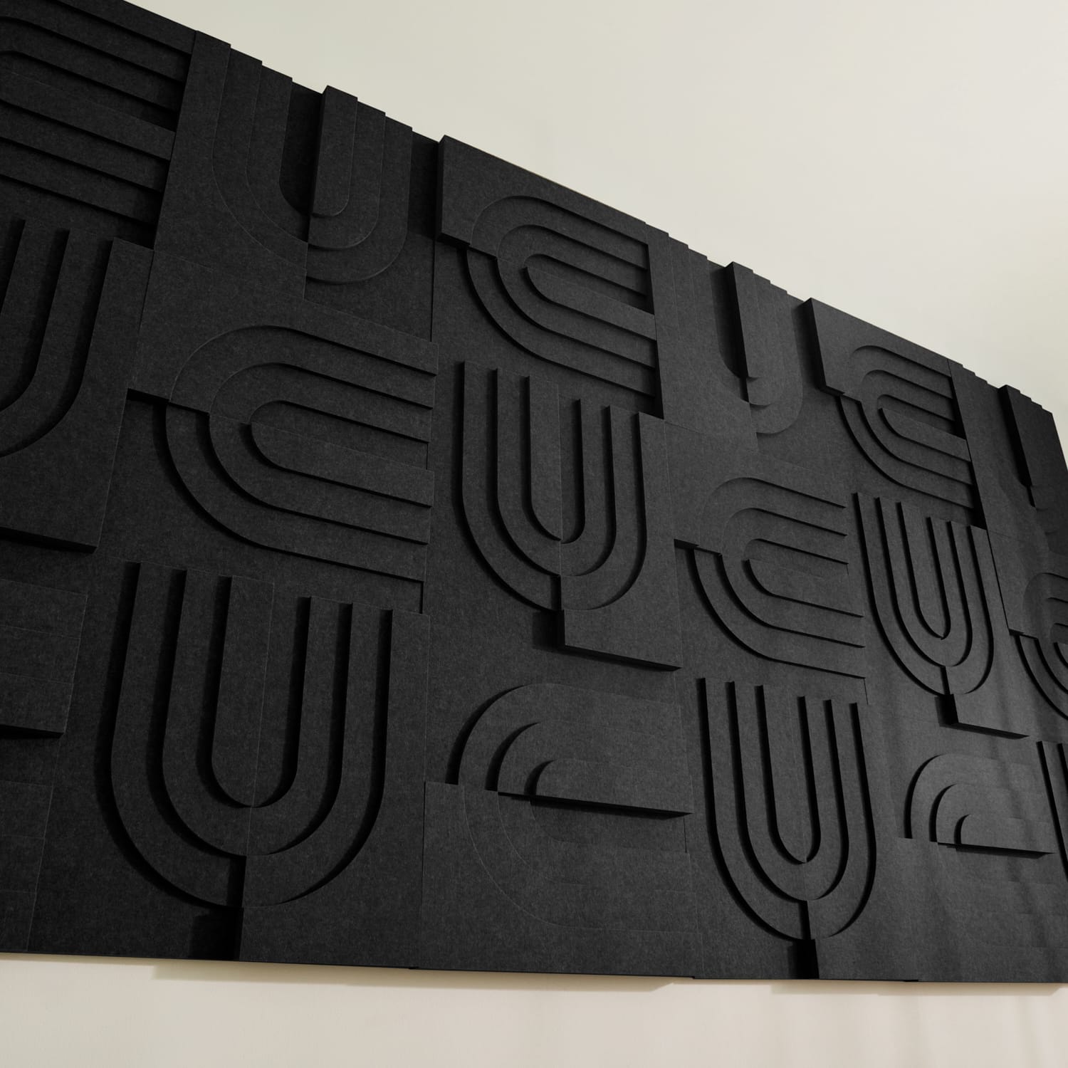 Arch Tile - Night Black