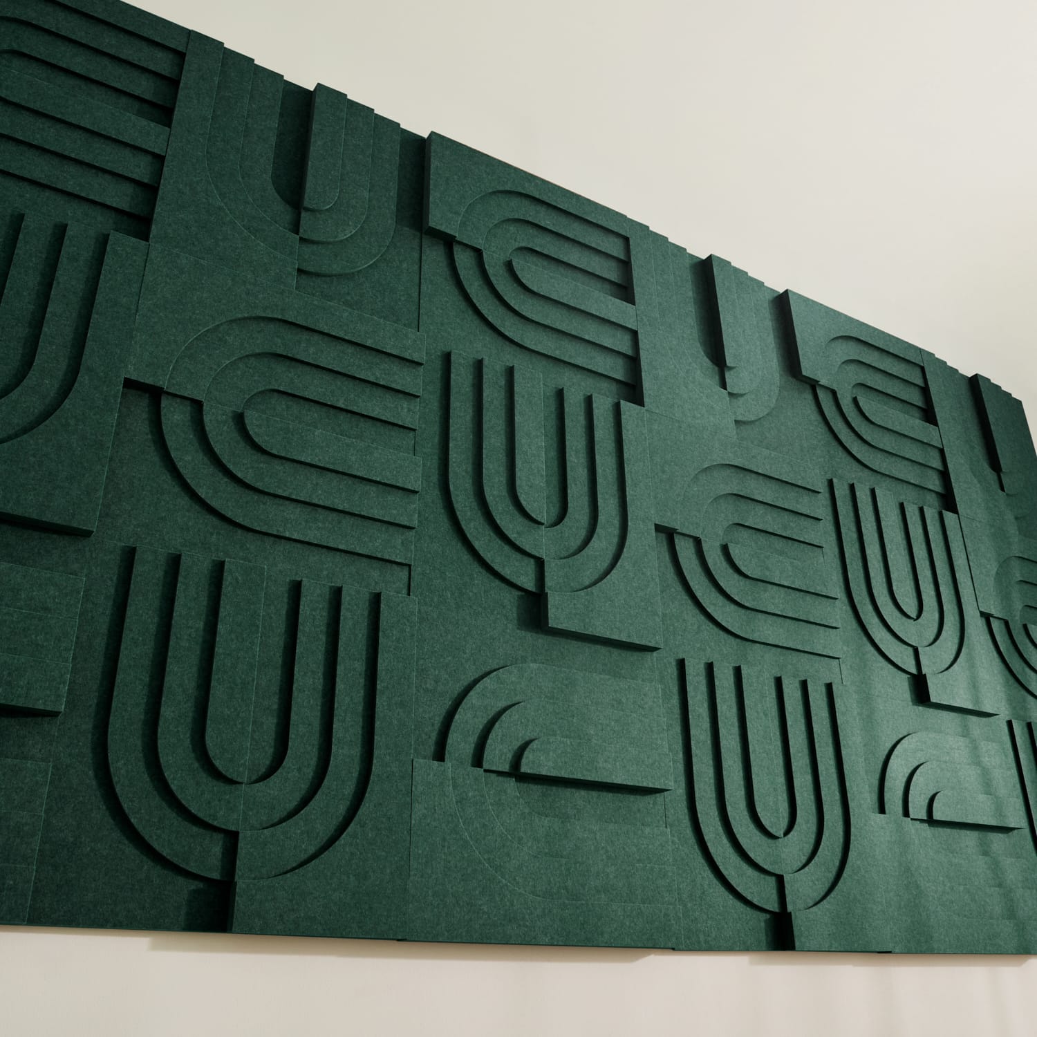 Arch Tile - Petroleum Green