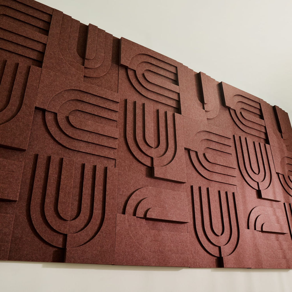 Arch Tile - Reddish Brown