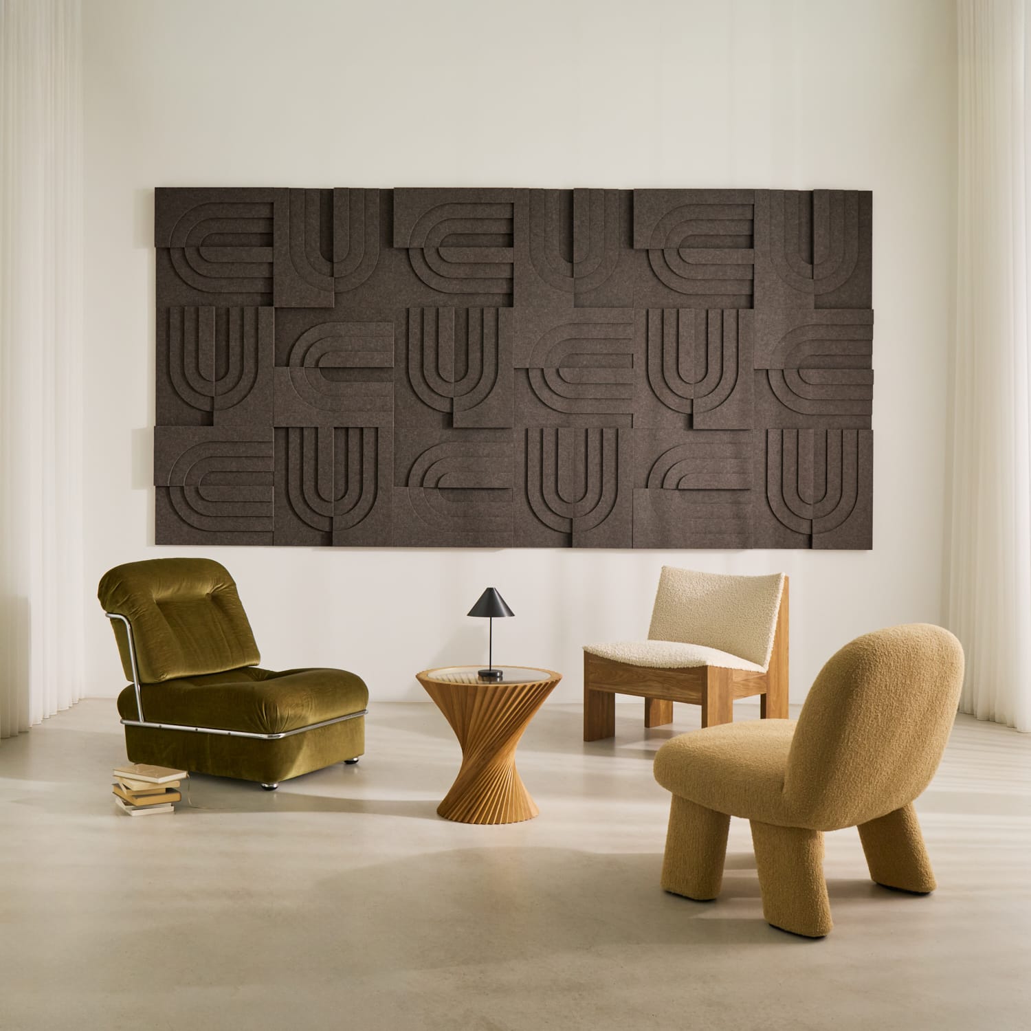 Arch Tile - Warm Grey