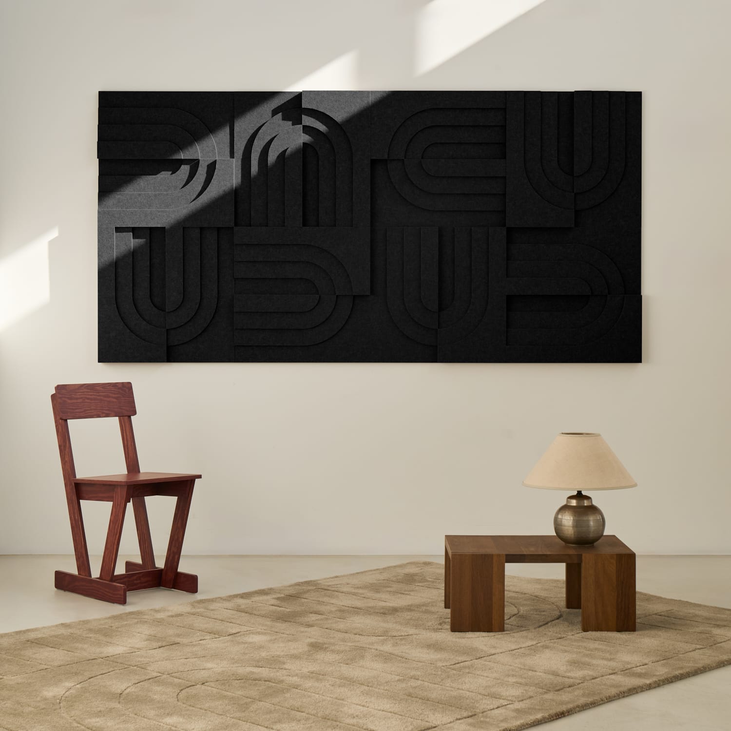 Arch Tile - Night Black