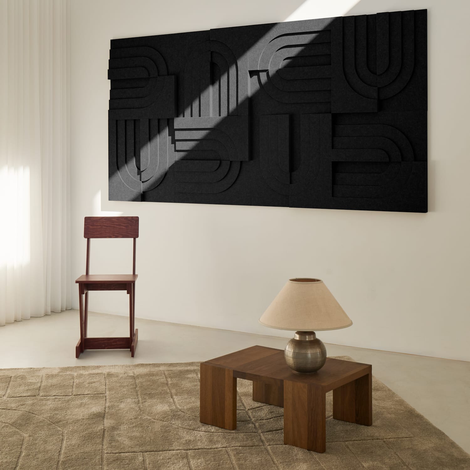 Arch Tile - Night Black