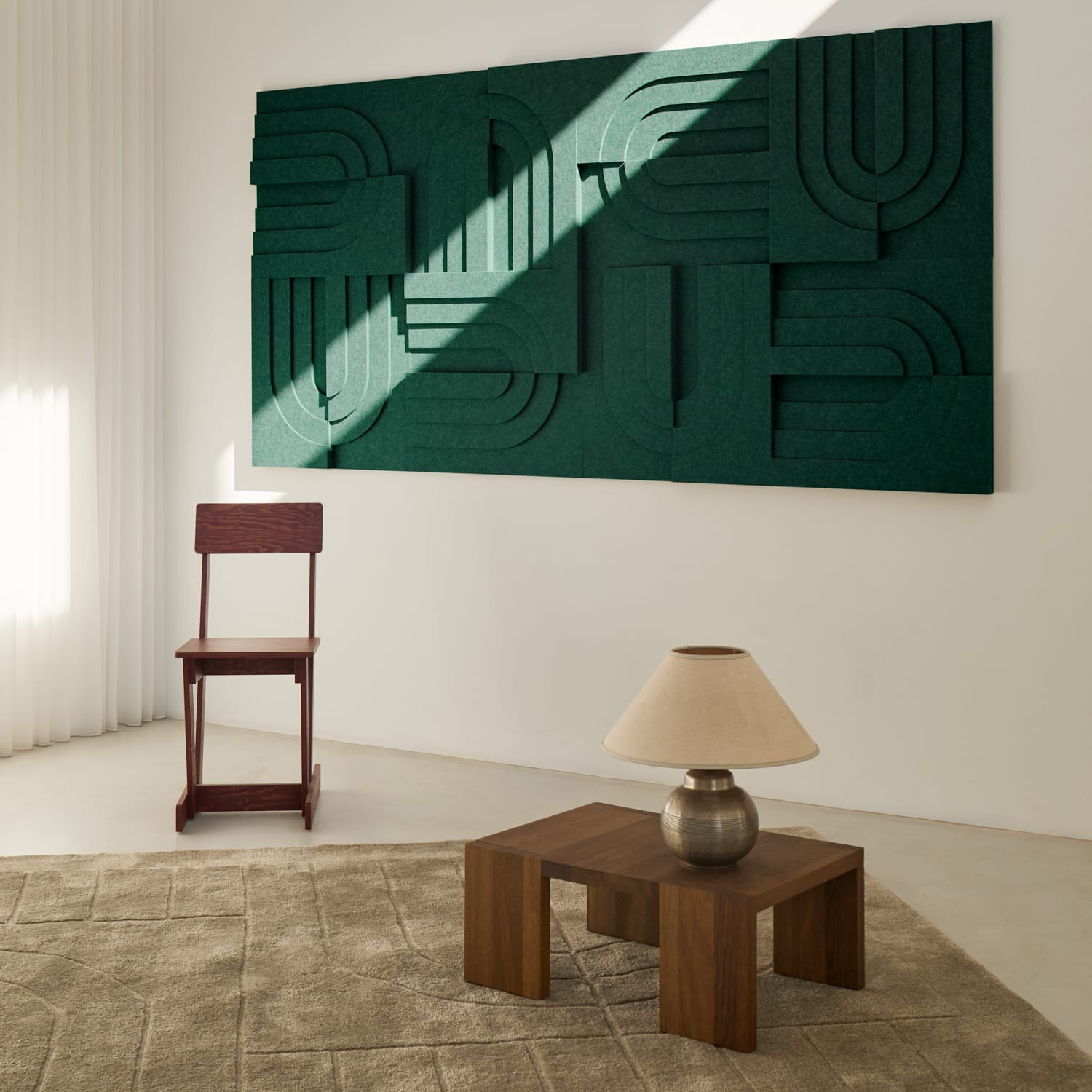 Arch Tile - Petroleum Green