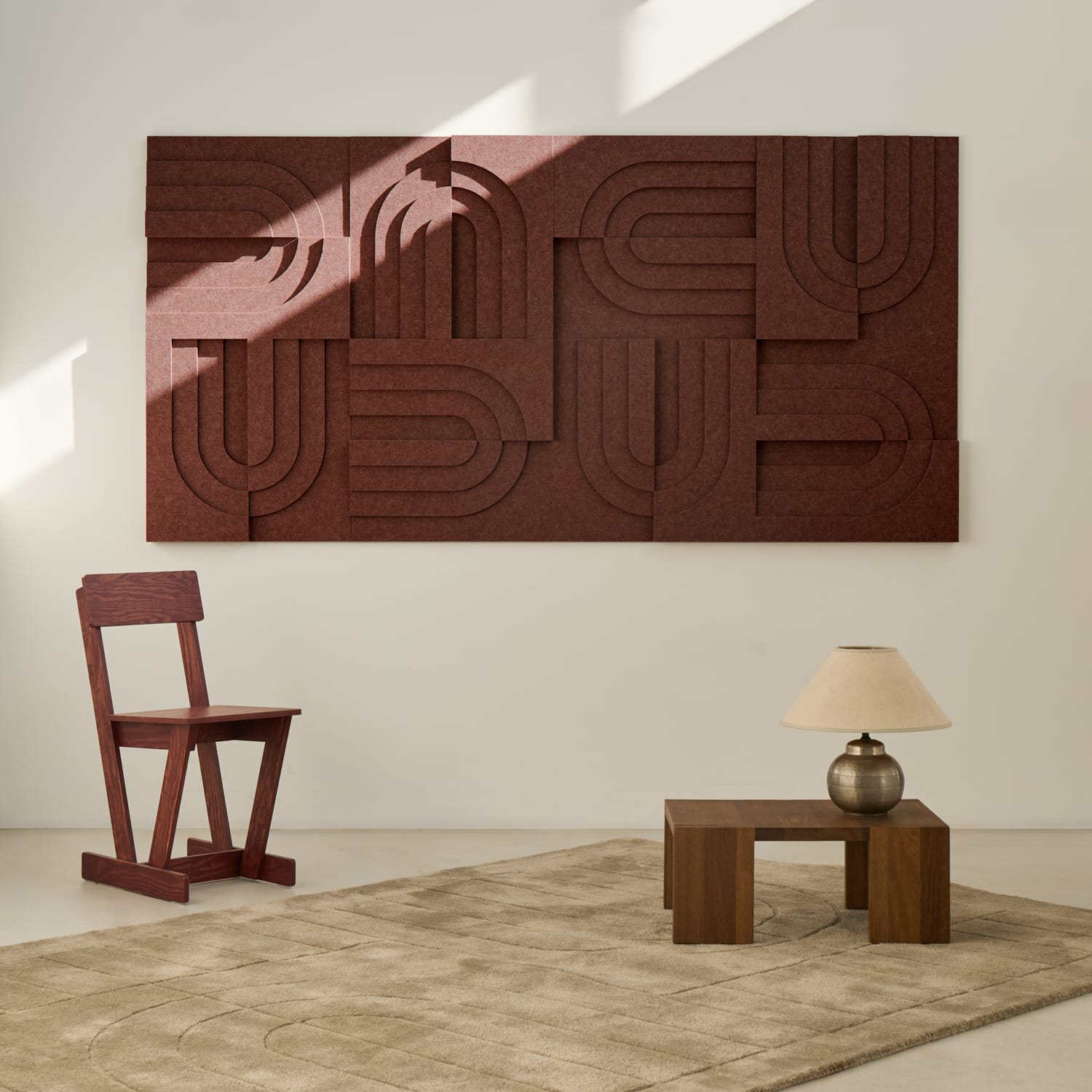 Arch Tile - Reddish Brown