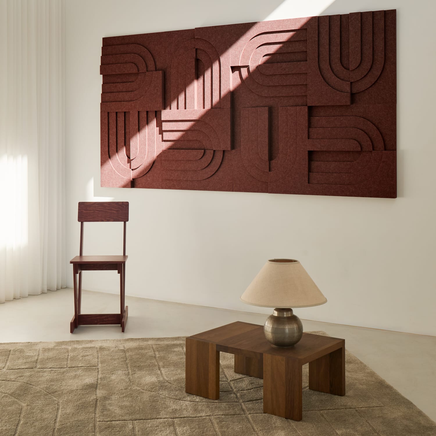 Arch Tile - Reddish Brown